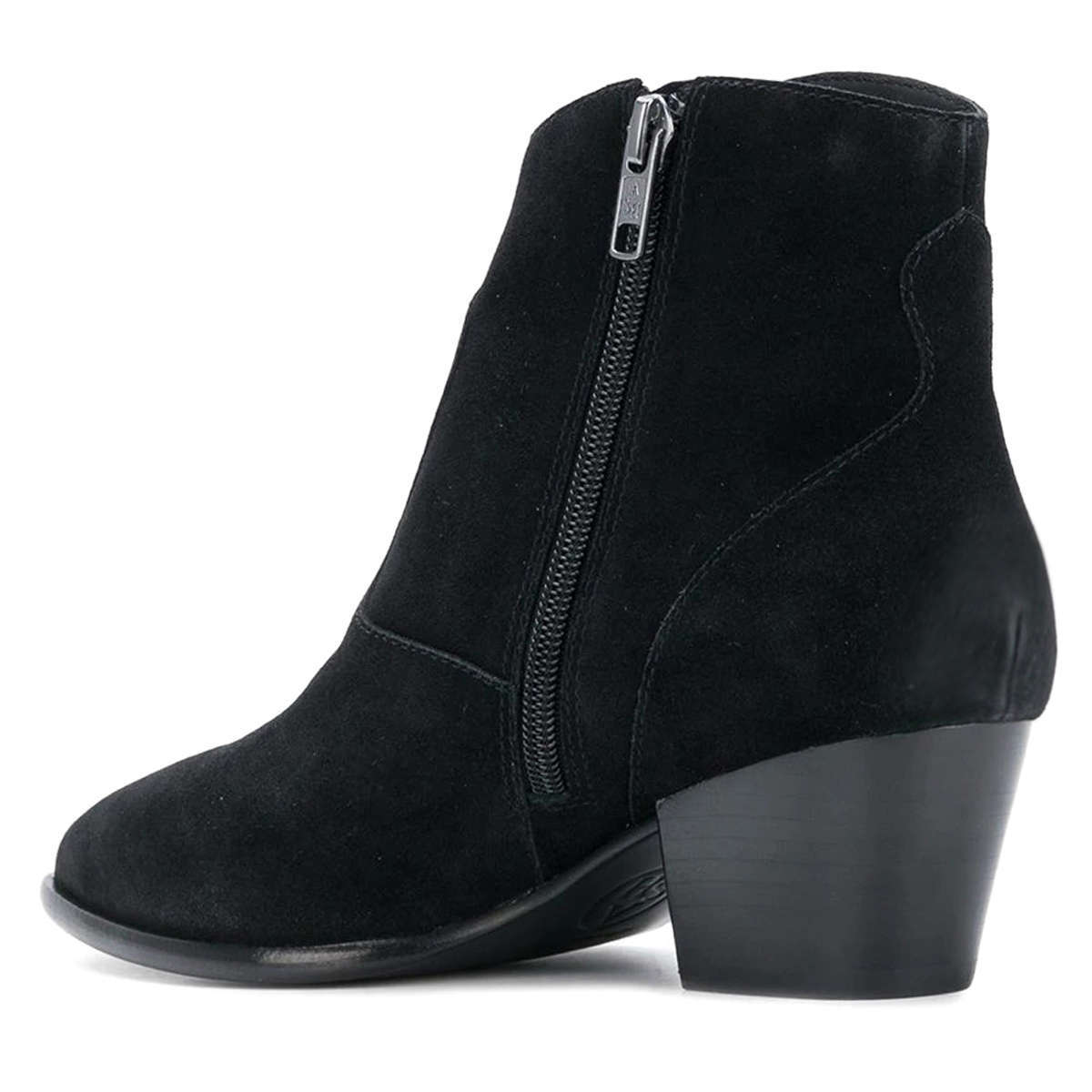 Heidi Bis Suede Leather Women s Heeled Ankle Boots Black UK 4 US 6 Women EU 37 Medium