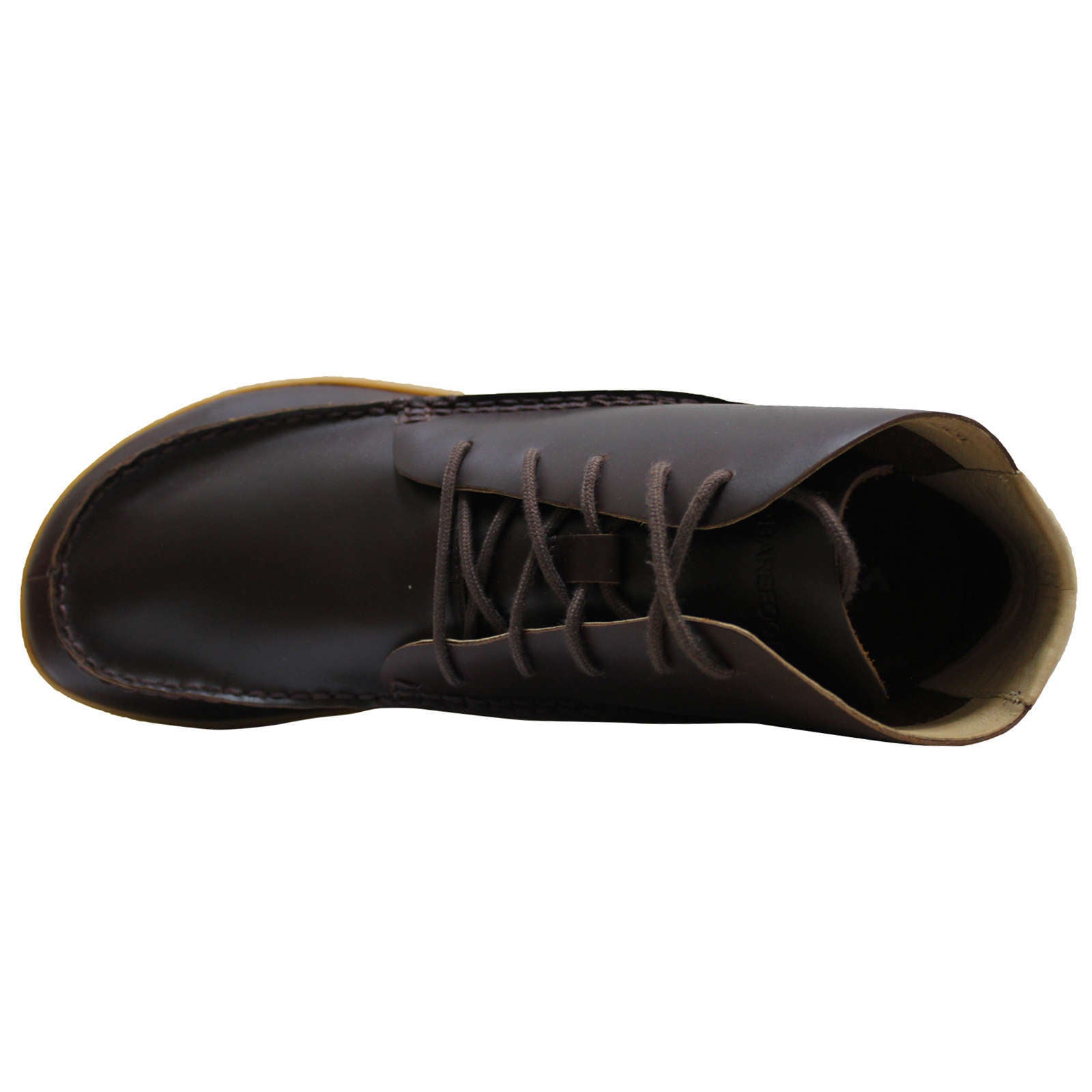 Vivobarefoot Gobi Mocc Leather Mens Sneakers#color_dark brown