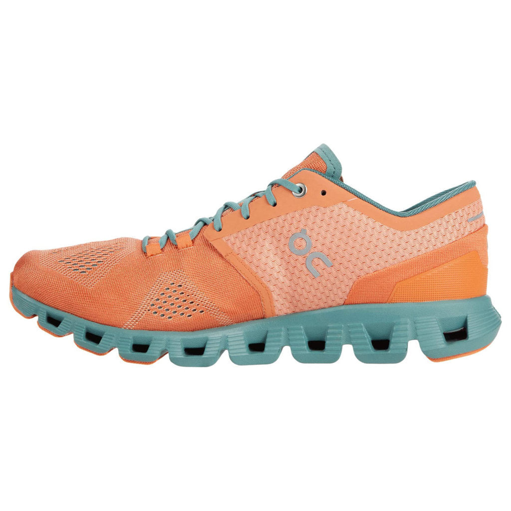 On Cloud X Textile Men's Running Shoes#color_orange sea