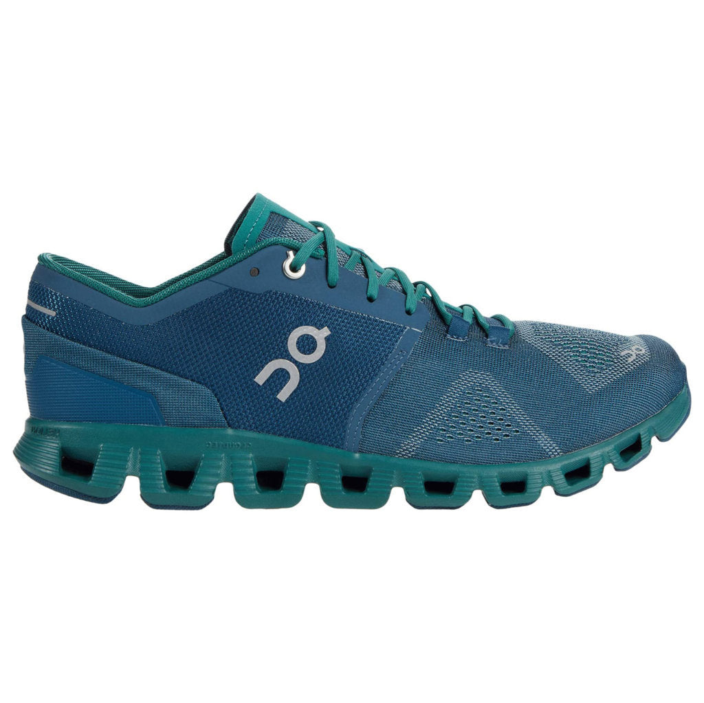 On Cloud X Textile Men's Running Shoes#color_storm tide