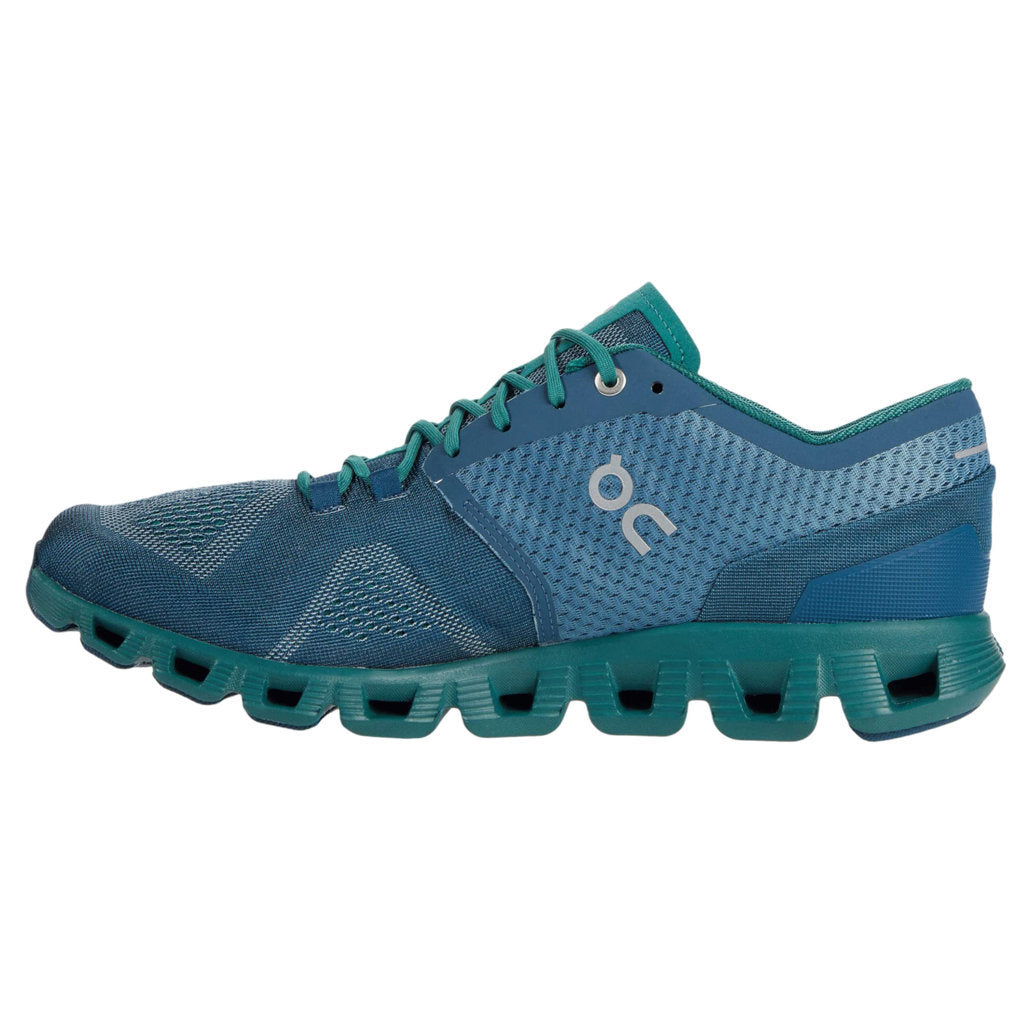 On Cloud X Textile Men's Running Shoes#color_storm tide