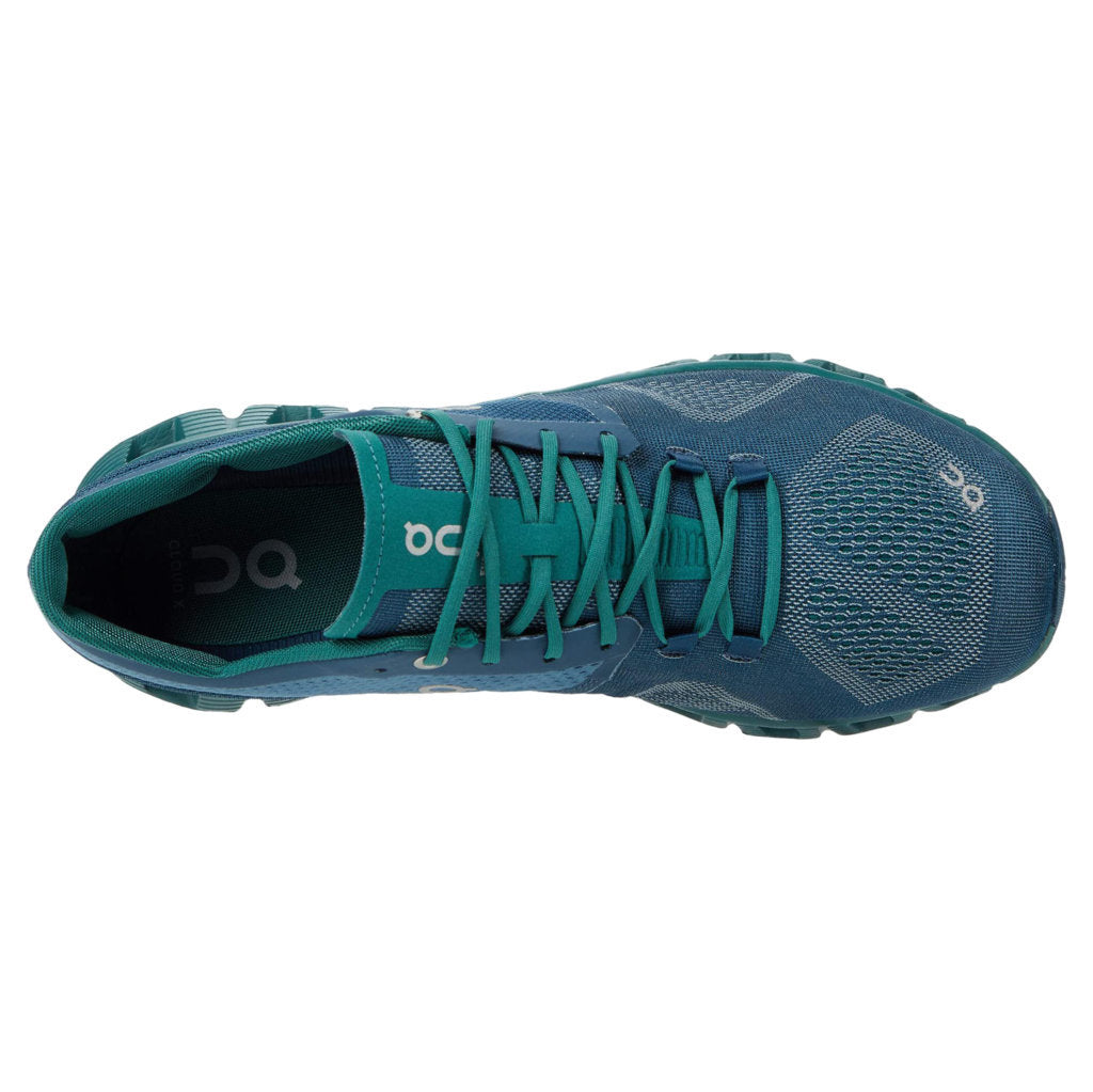 On Cloud X Textile Men's Running Shoes#color_storm tide