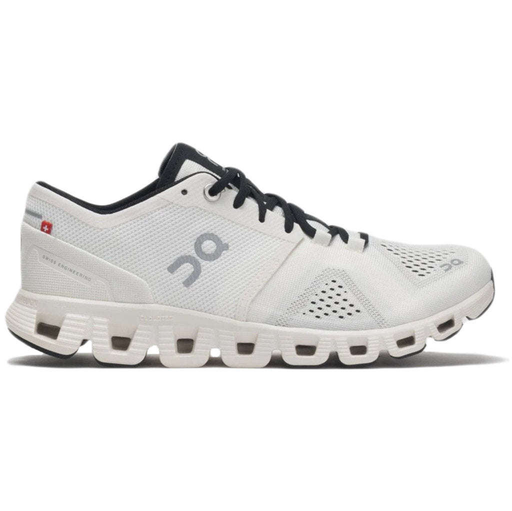 On Cloud X Textile Men's Running Shoes#color_white black