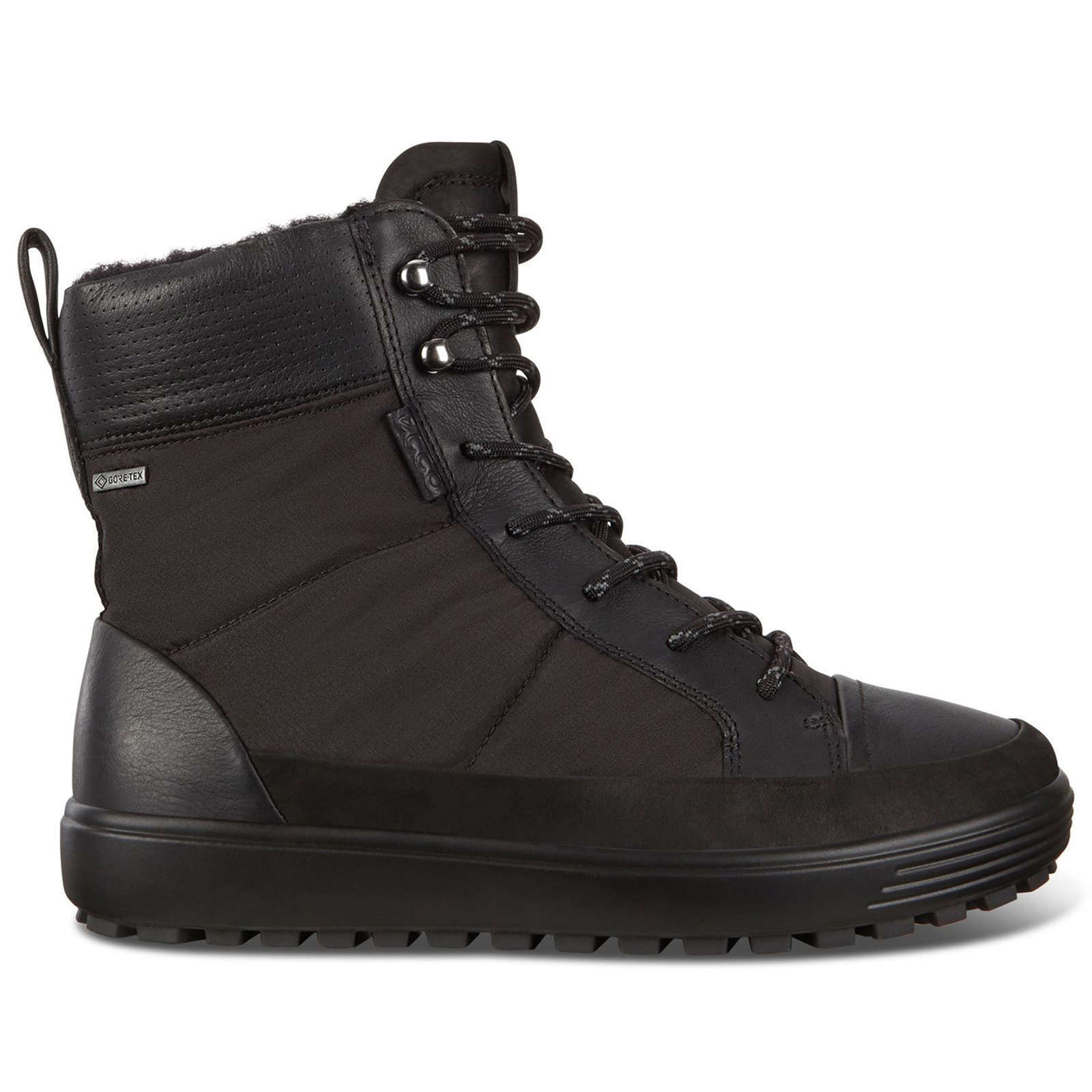 Ecco Soft 7 Tred Textile Womens Boots#color_black