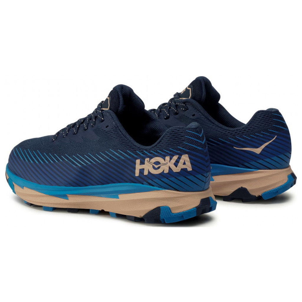 Hoka One One Torrent 2 Mesh Women's Low-Top Trail Sneakers#color_indigo bunting bleached apricot