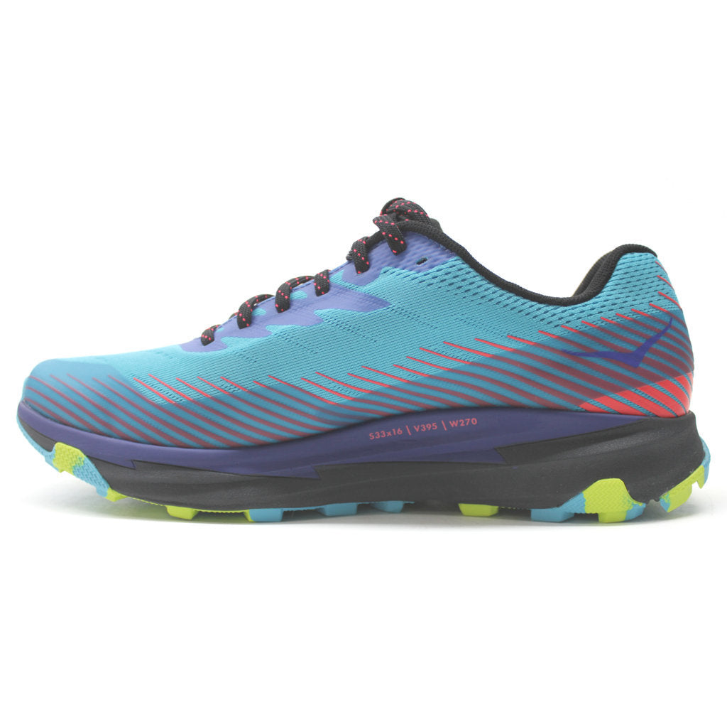 Hoka One One Torrent 2 Mesh Women's Low-Top Trail Sneakers#color_scuba blue black