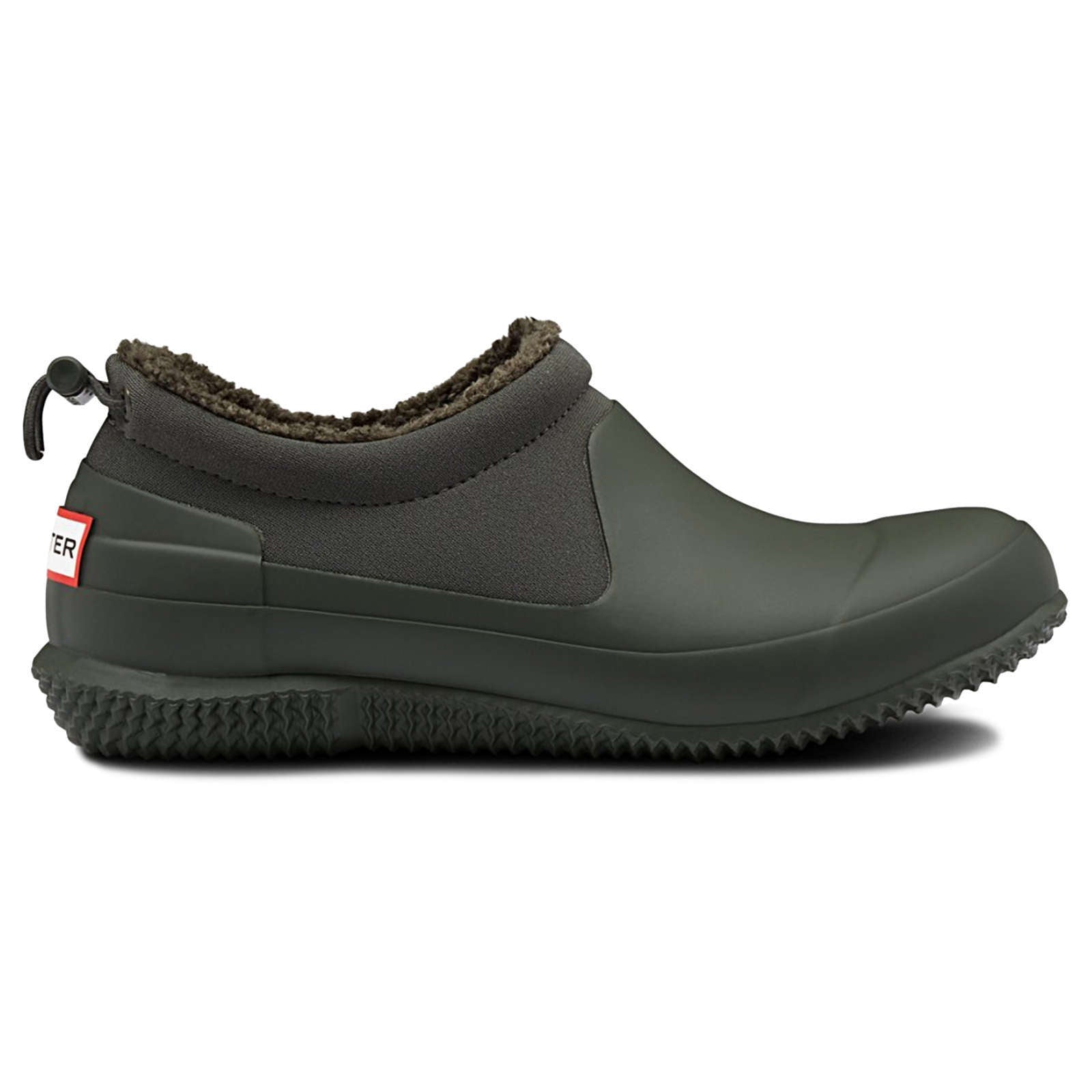 Hunter Original Sherpa Neoprene Rubber Women's Shoes#color_dark olive