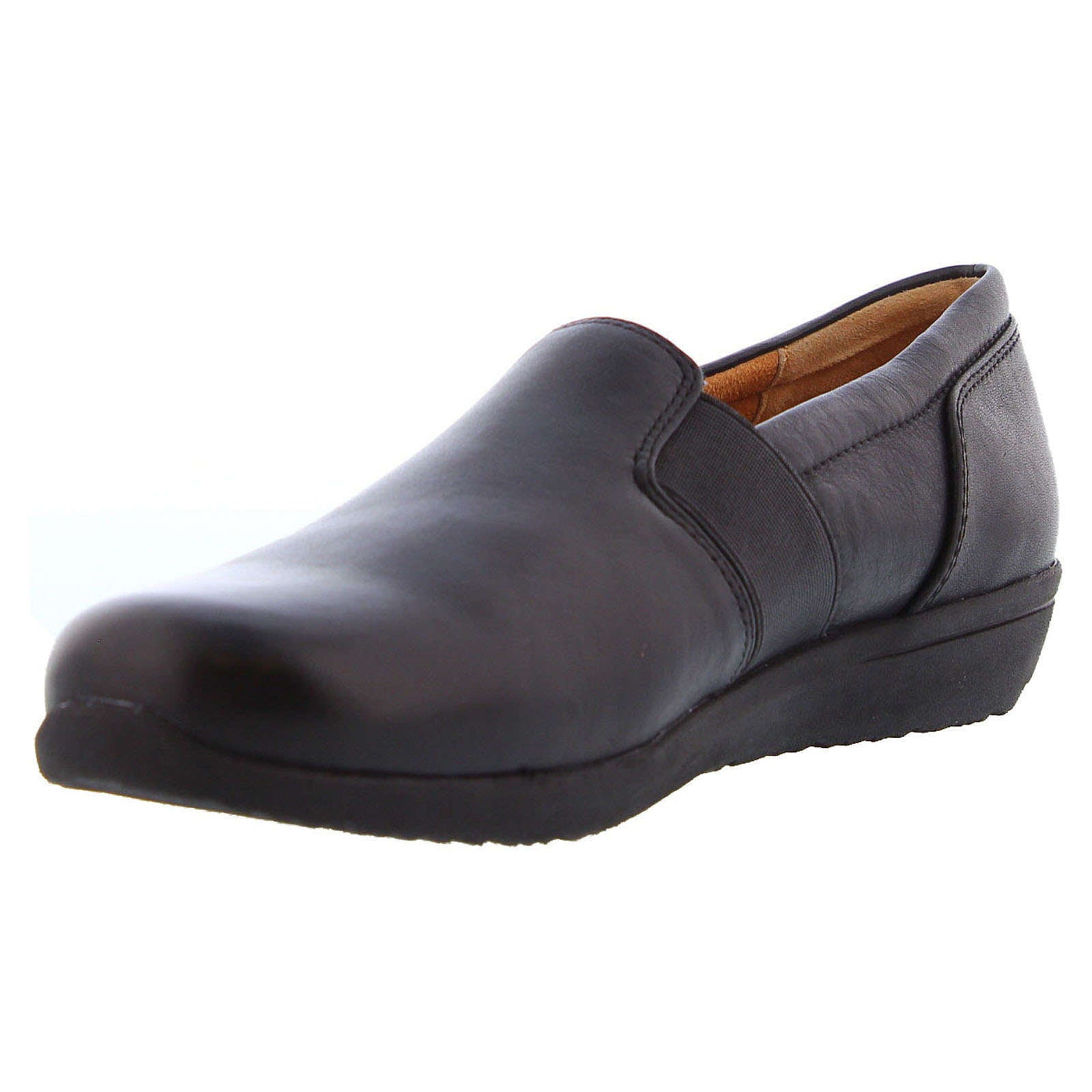 Vionic Magnolia Gianna Leather Womens Shoes#color_black