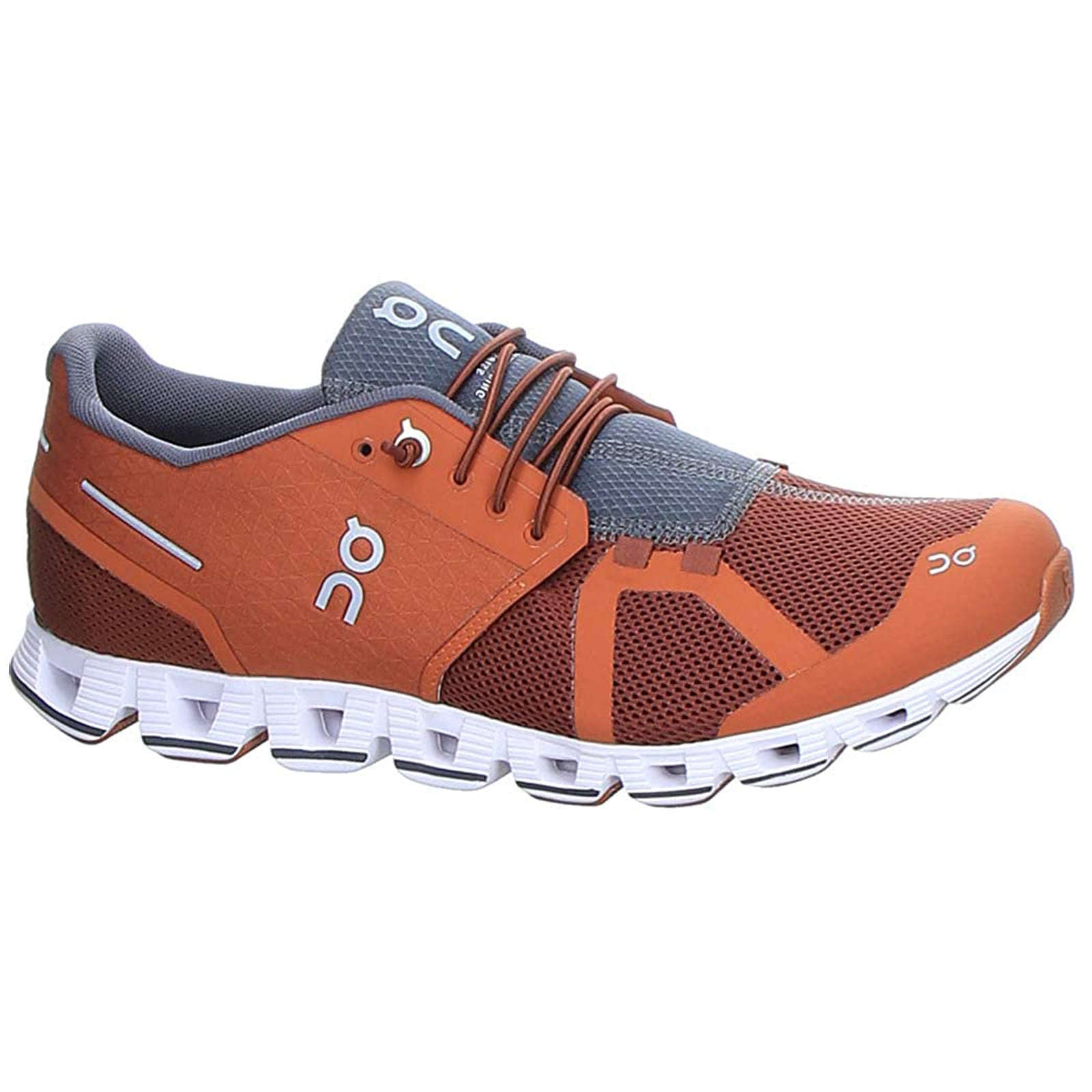 On Cloud Mesh Men's Running Shoes#color_russet cocoa