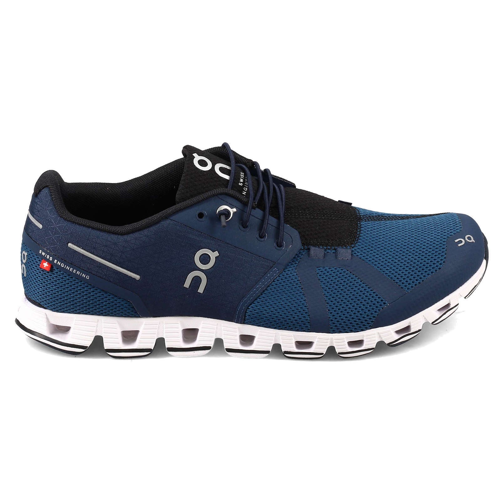 On Cloud Mesh Men's Running Shoes#color_midnight ocean