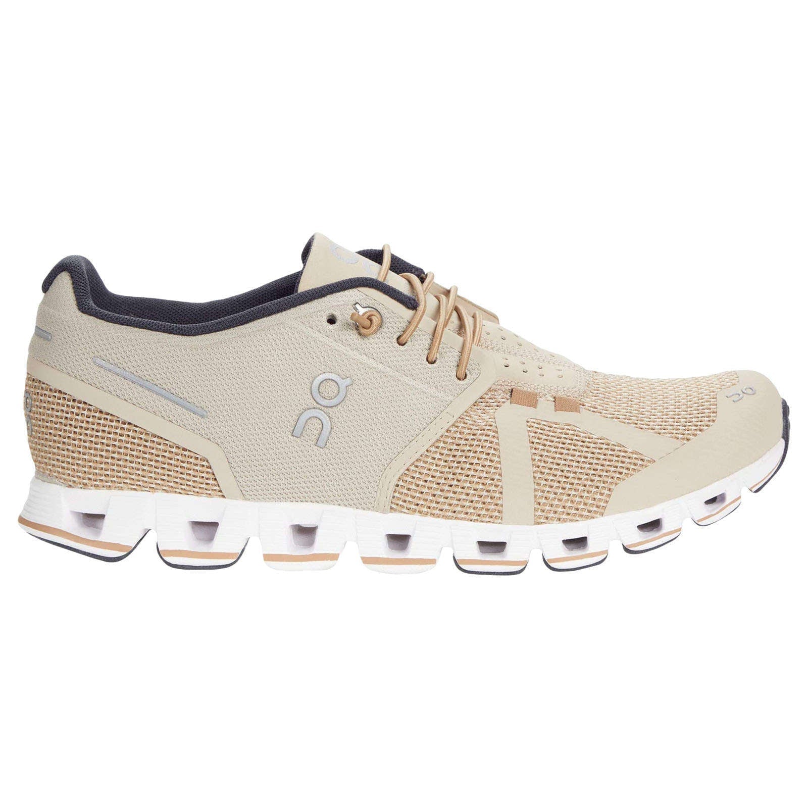 On Cloud Mesh Men's Running Shoes#color_sand chai