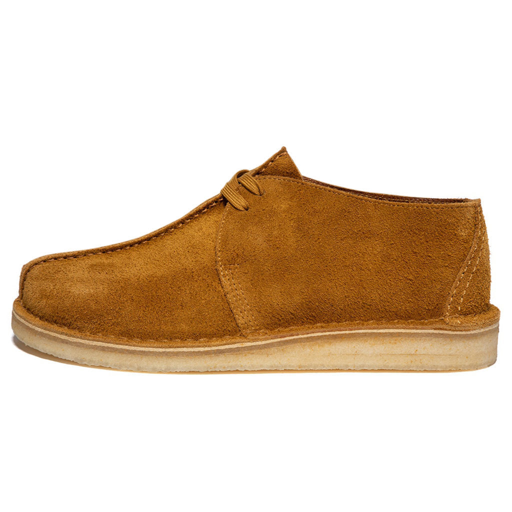 Clarks Originals Desert Trek Nubuck Leather Men's Shoes#color_amber