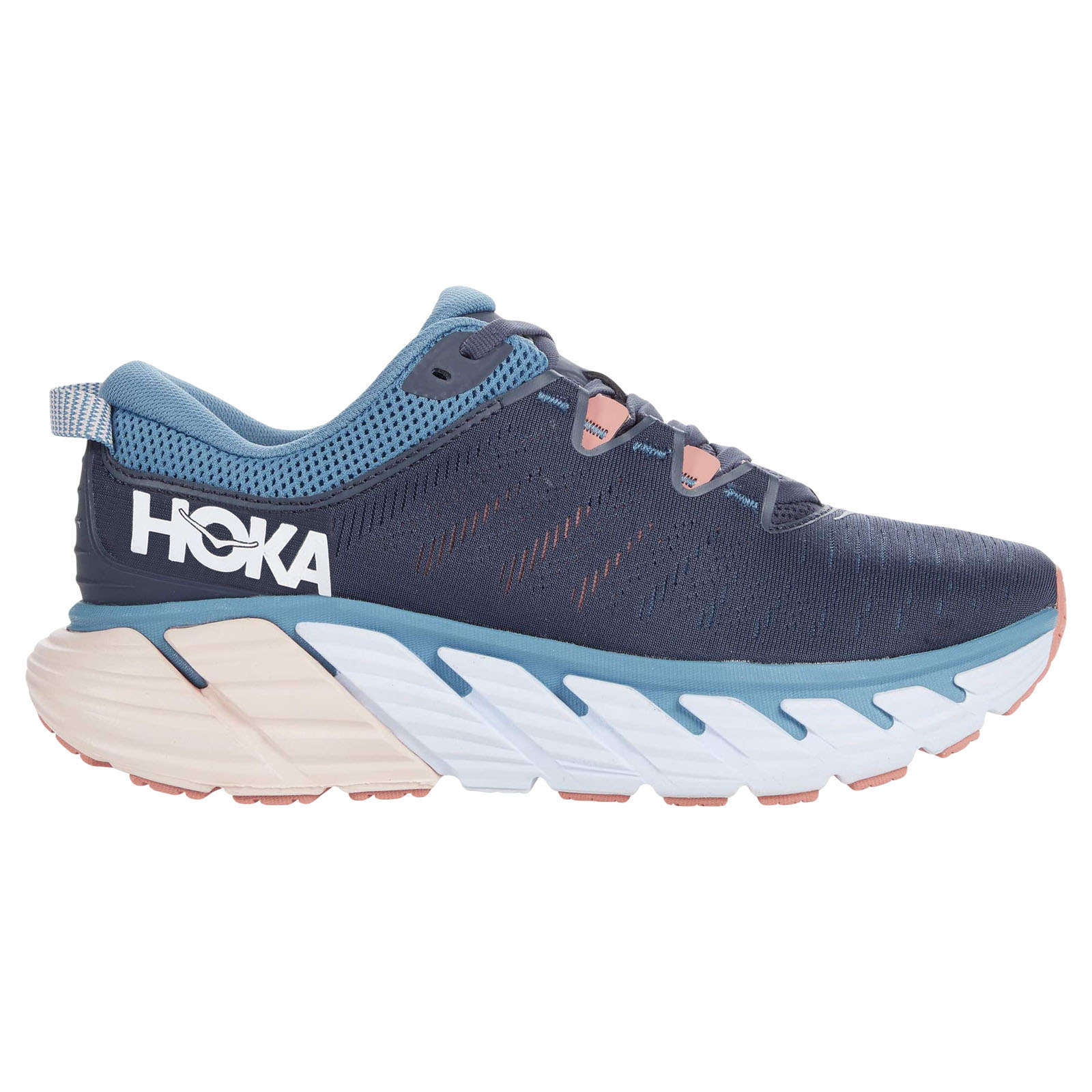 Hoka Gaviota 3 Mesh Women's Running Shoes#color_ombre blue rosette