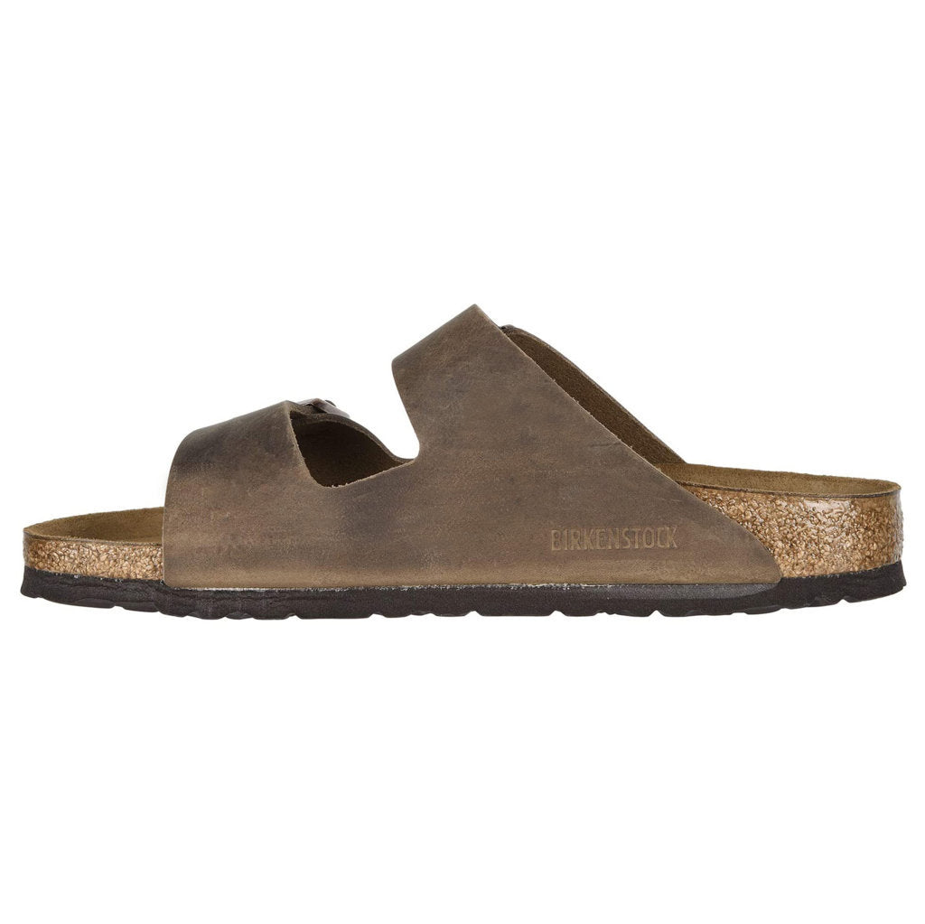 Birkenstock Arizona Waxy Leather Unisex Sandals#color_tobacco brown