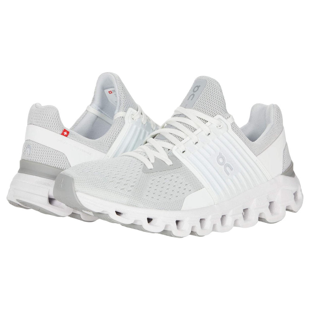 On Cloudswift Textile Women's Running Shoes#color_glacier white