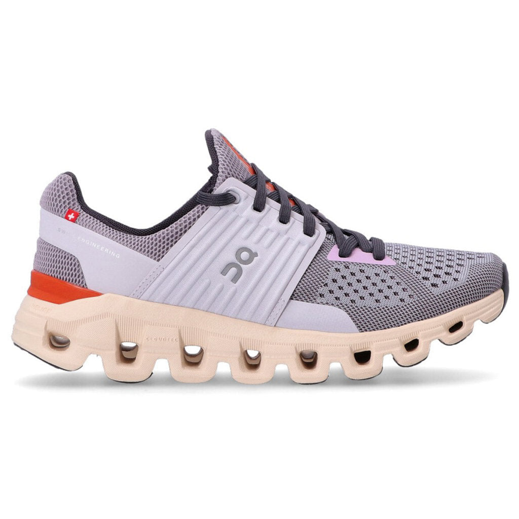 On Cloudswift Textile Women's Running Shoes#color_lavender lilac