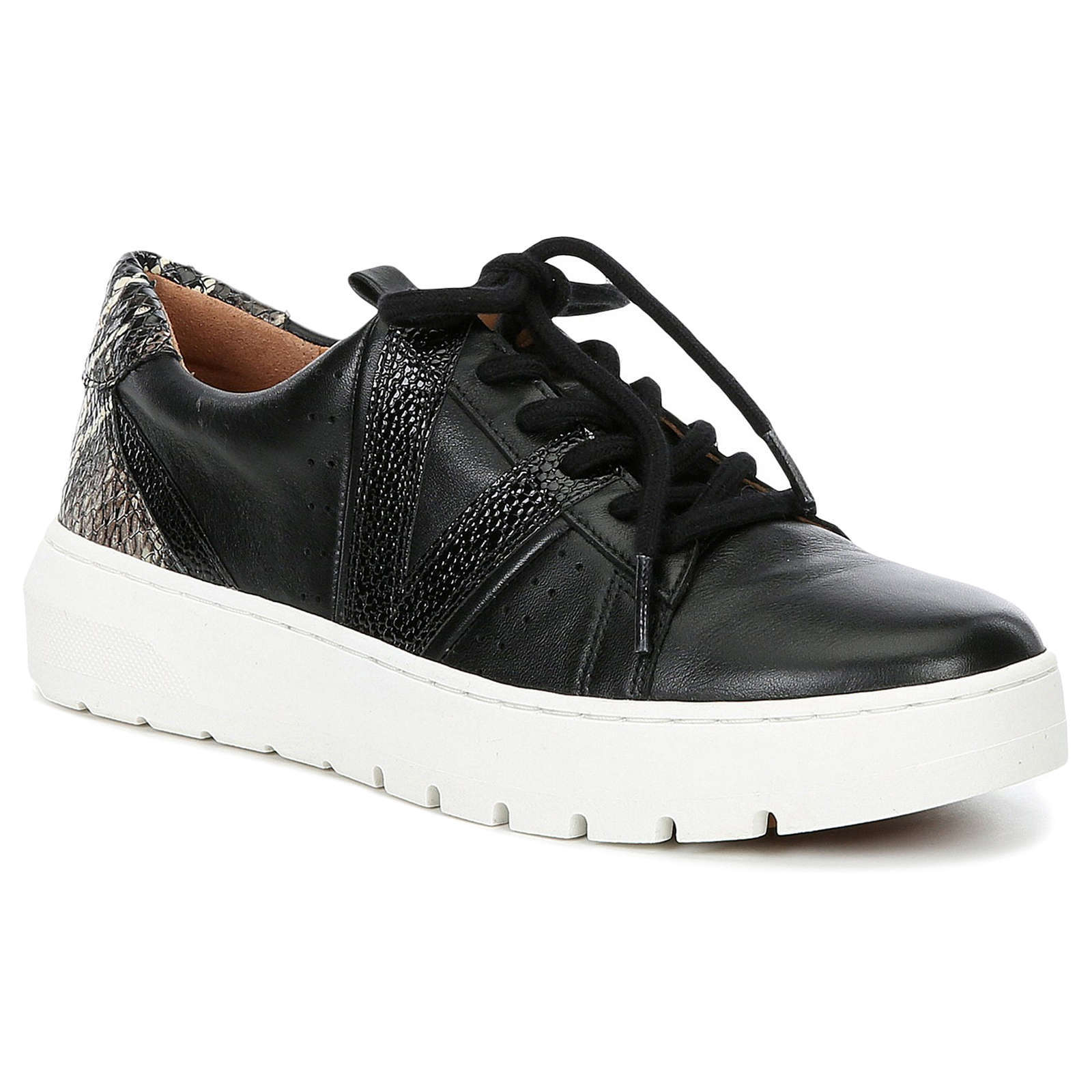 Vionic Abyss Simasa Leather Womens Sneakers#color_black