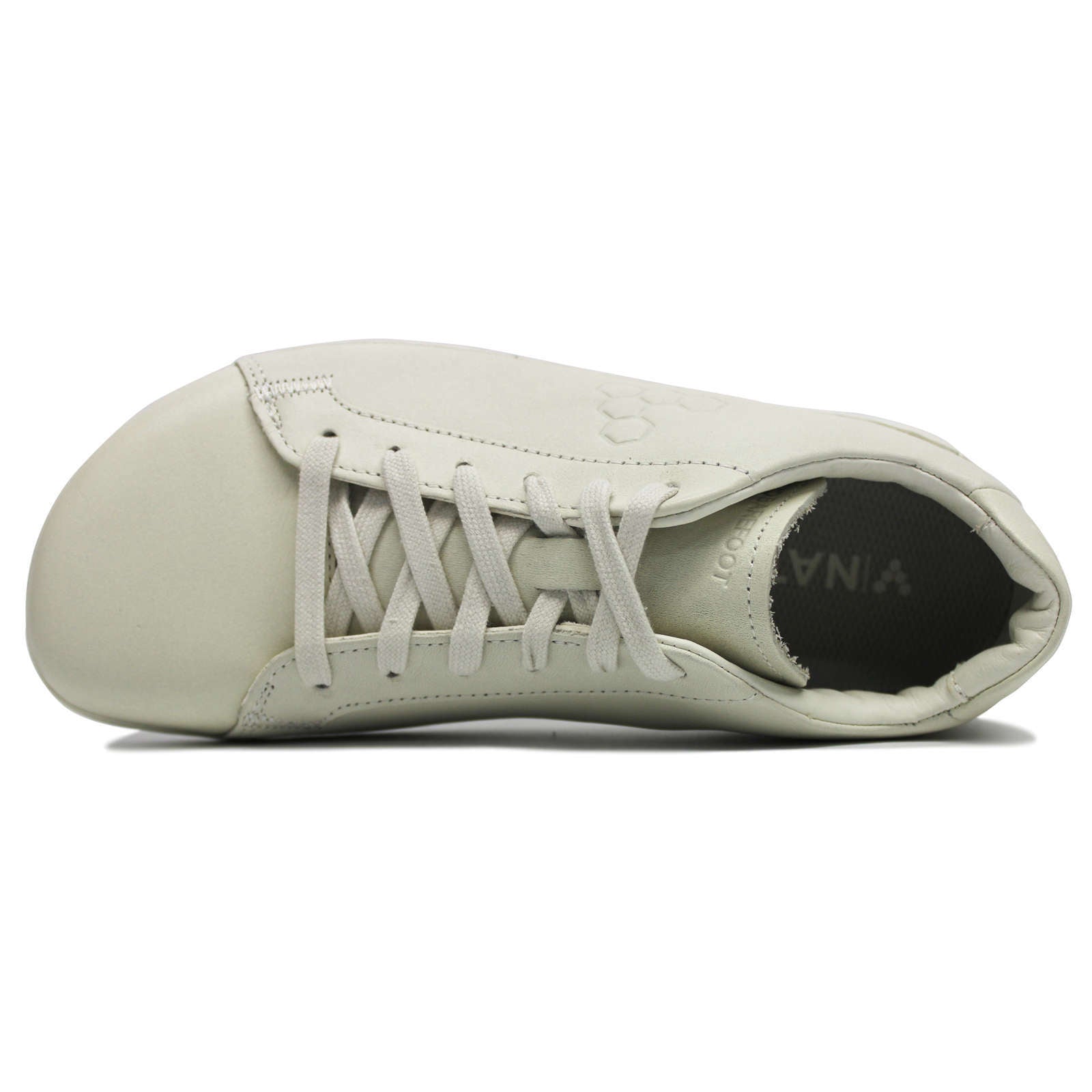 Vivobarefoot Geo Court II Leather Womens Sneakers#color_limestone