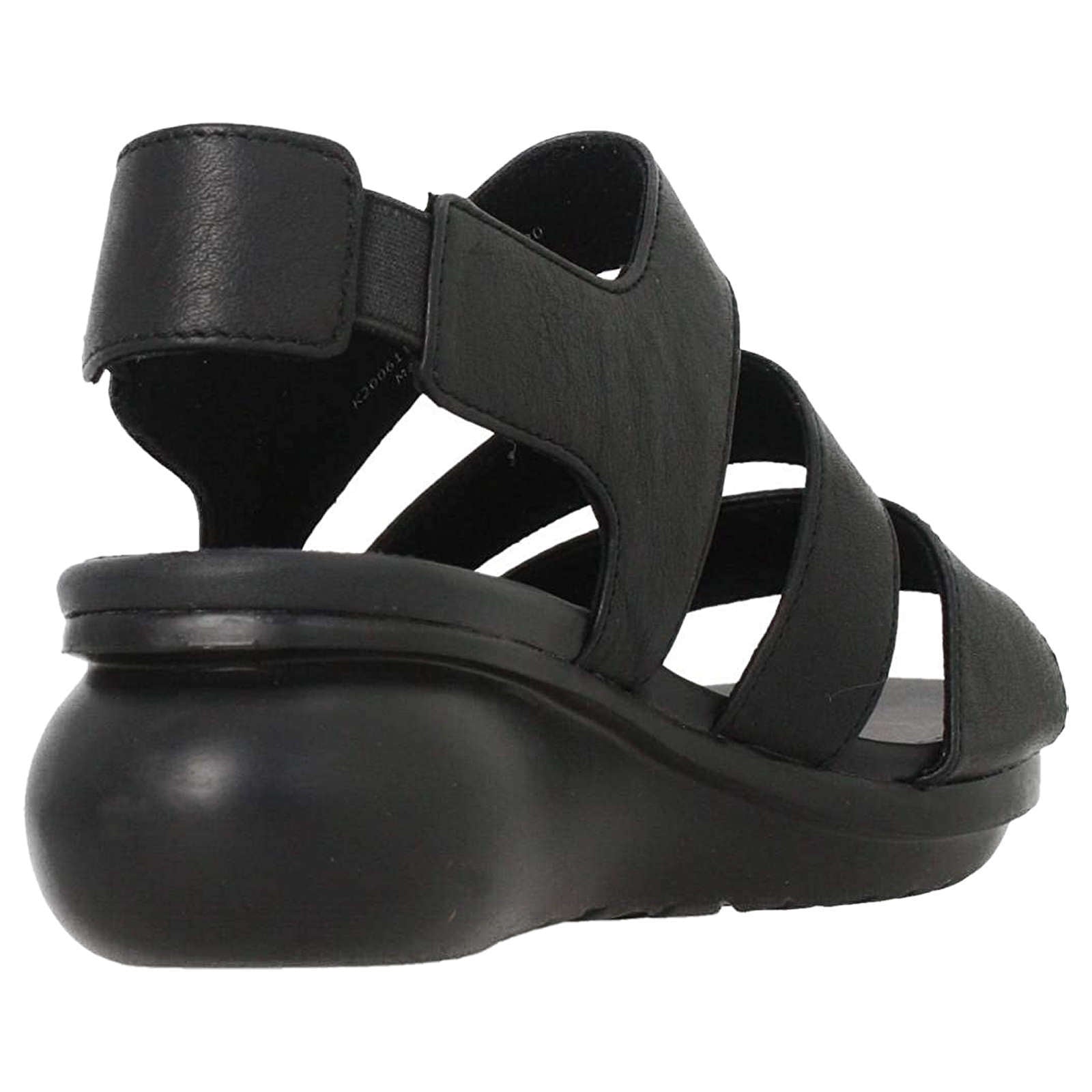 Camper Balloon Smooth Nubuck Leather Women's Sandals#color_black