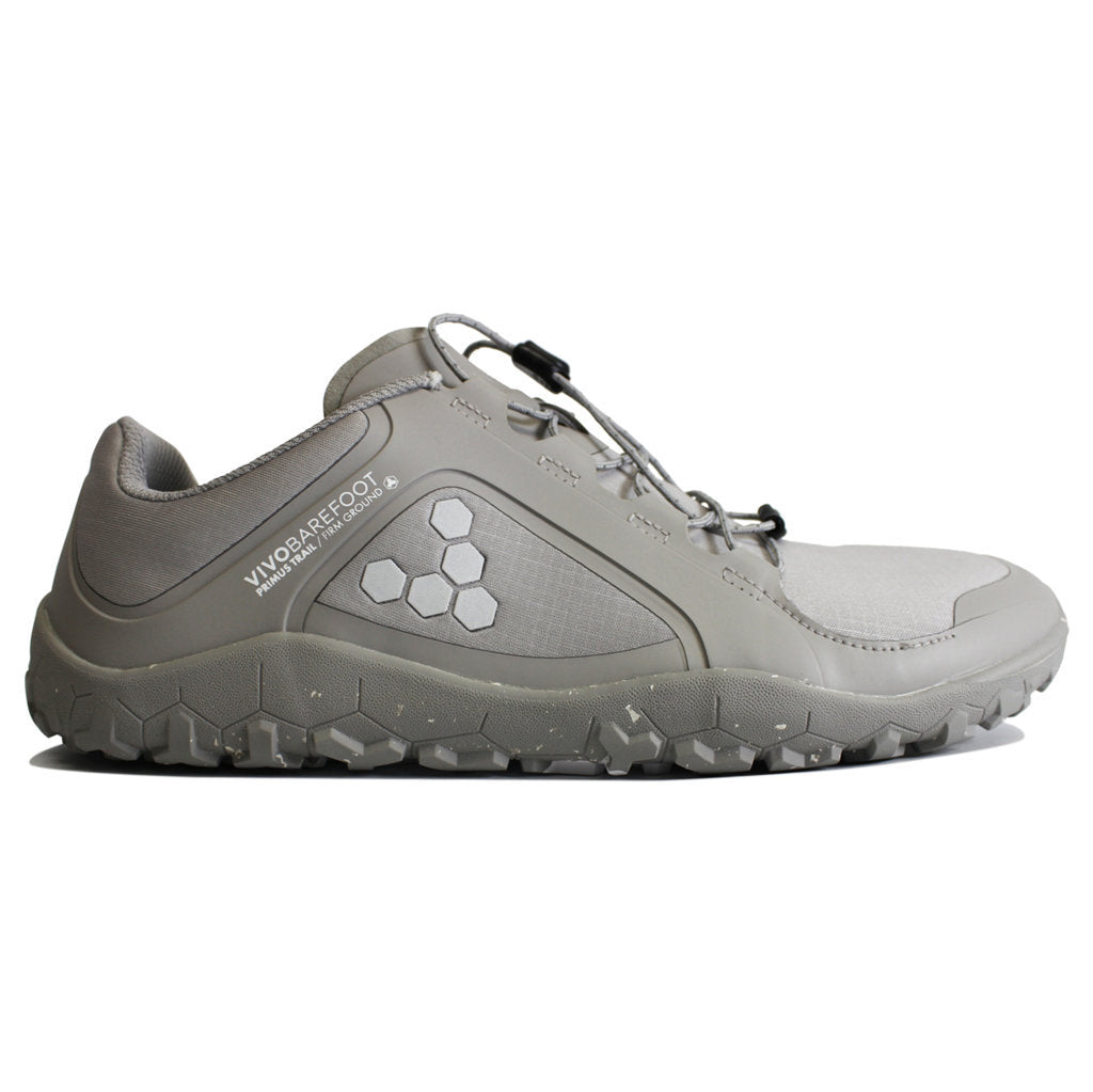 Vivobarefoot Primus Trail II All Weather FG Textile Synthetic Mens Sneakers#color_zinc