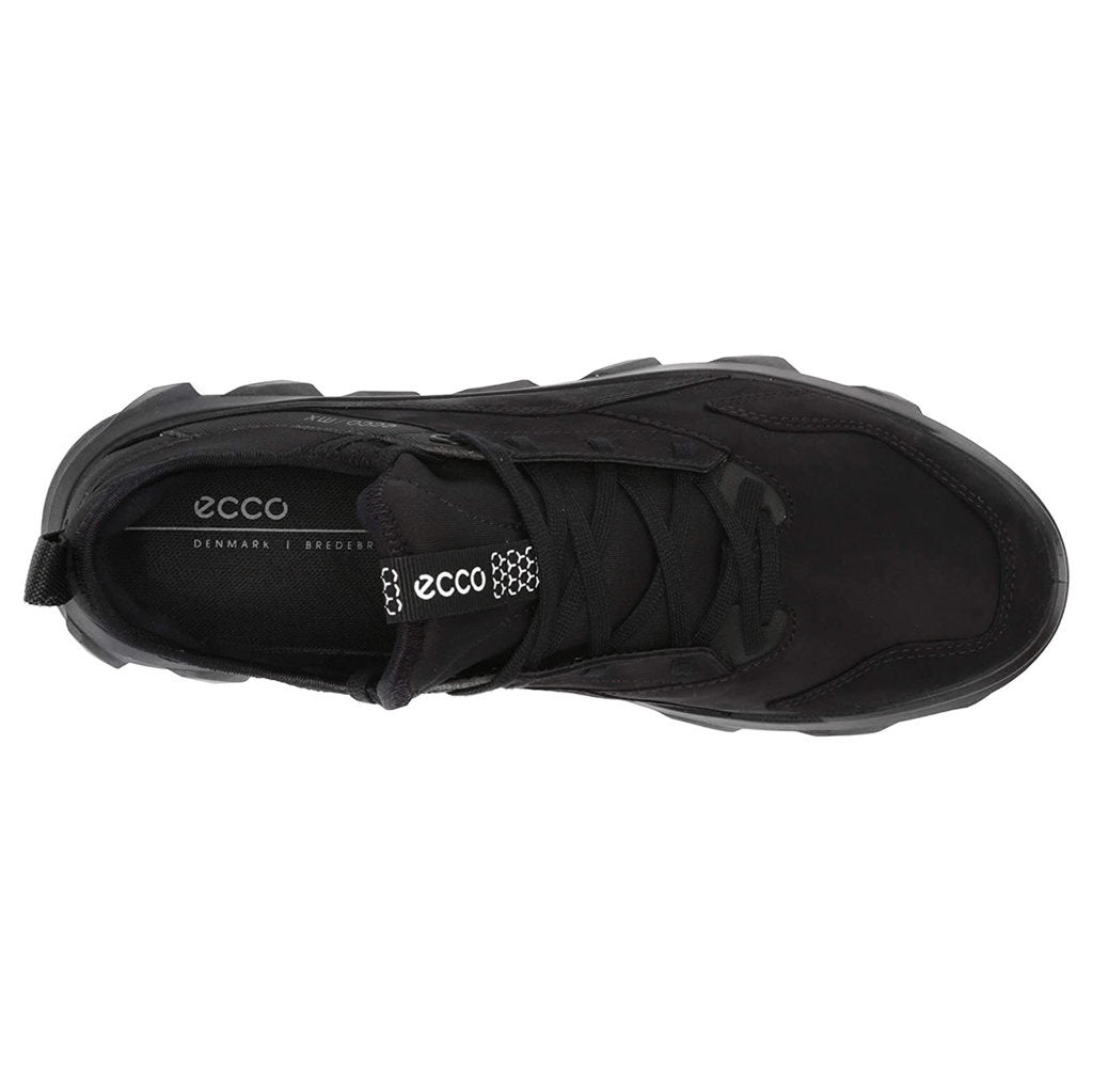 Ecco MX 820183 Nubuck Textile Womens Sneakers#color_black