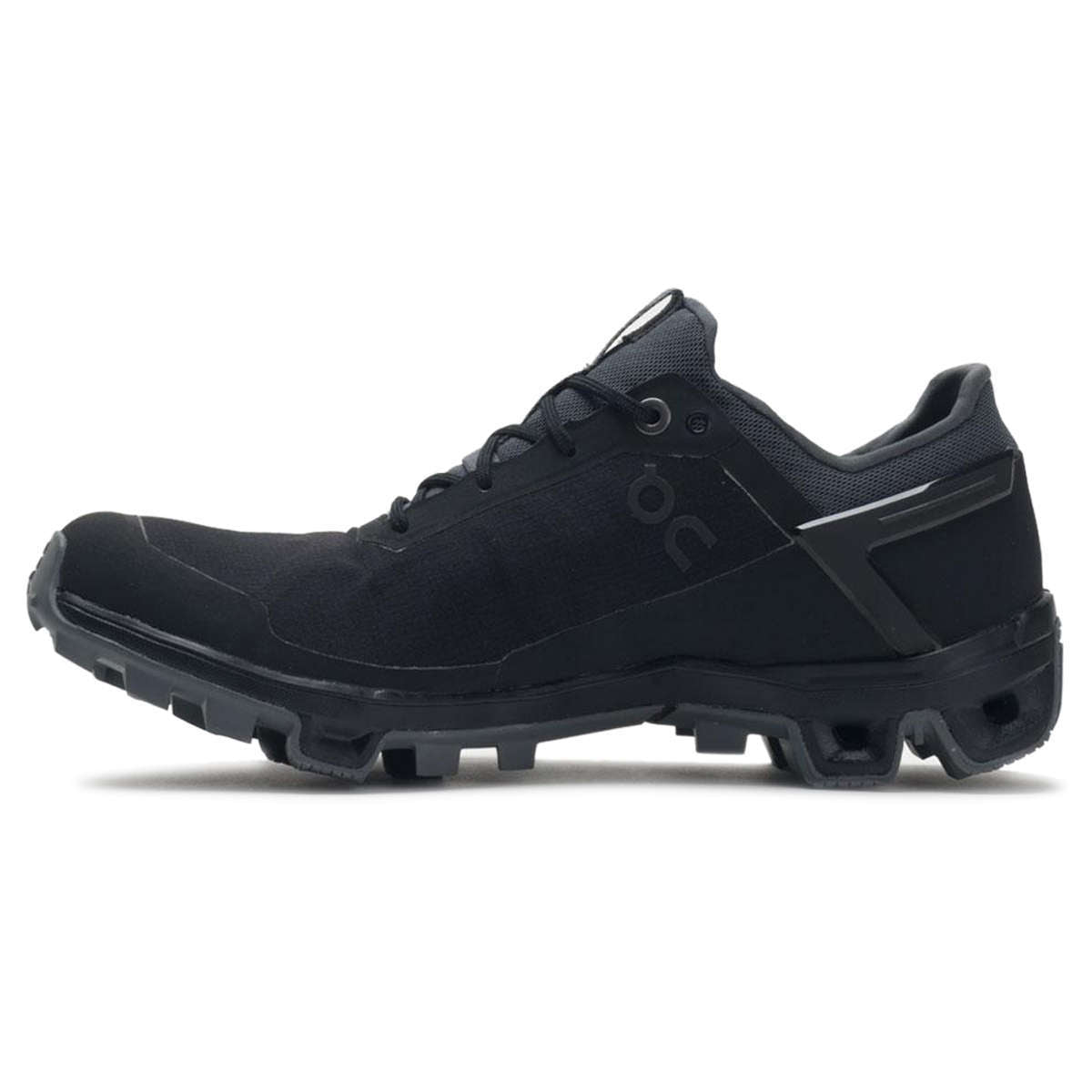 On Cloudventure Peak Textile Women's Running Shoes#color_black rock