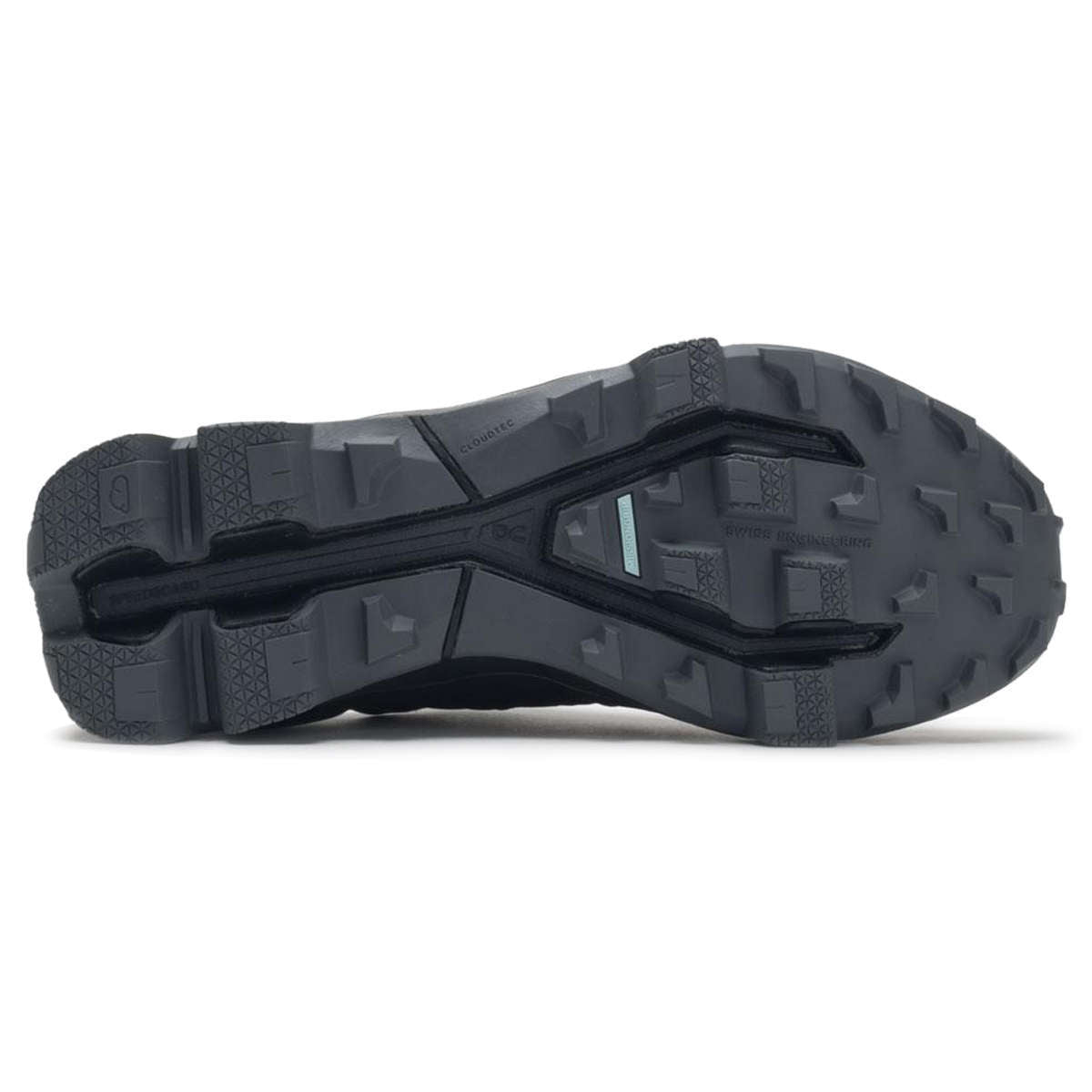 On Cloudventure Peak Textile Women's Running Shoes#color_black rock