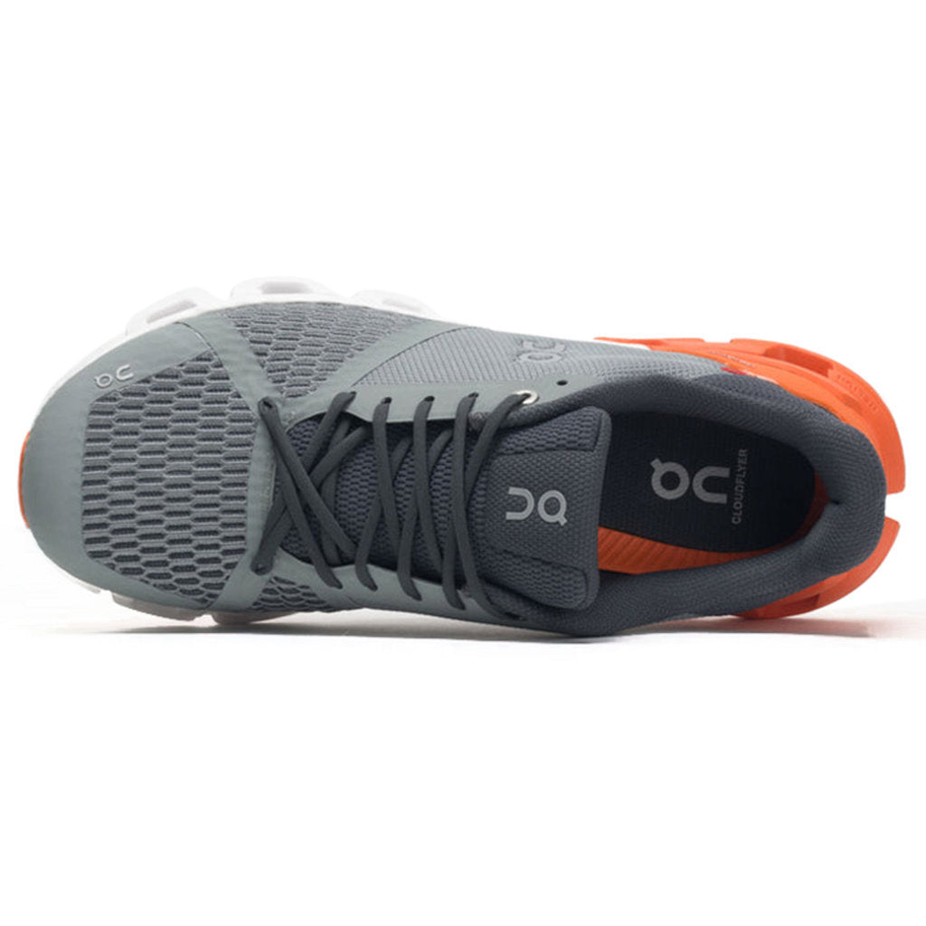 On Running Cloudflyer Mesh Men's Low-Top Sneakers#color_grey orange