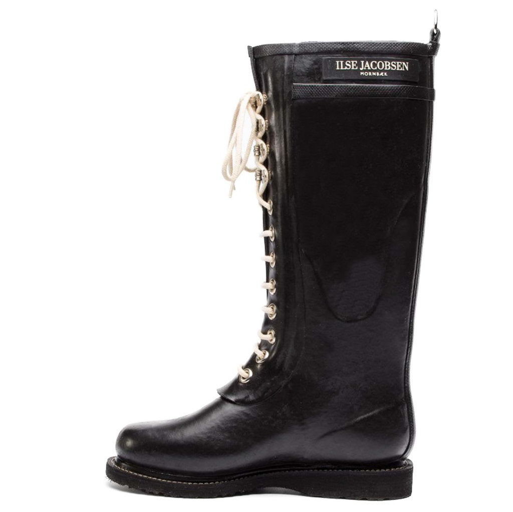 Ilse Jacobsen Rub1 Rubber Womens Boots#color_black