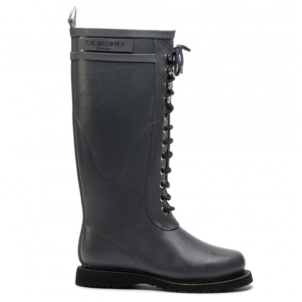 Ilse Jacobsen Rub1 Rubber Womens Boots#color_grey