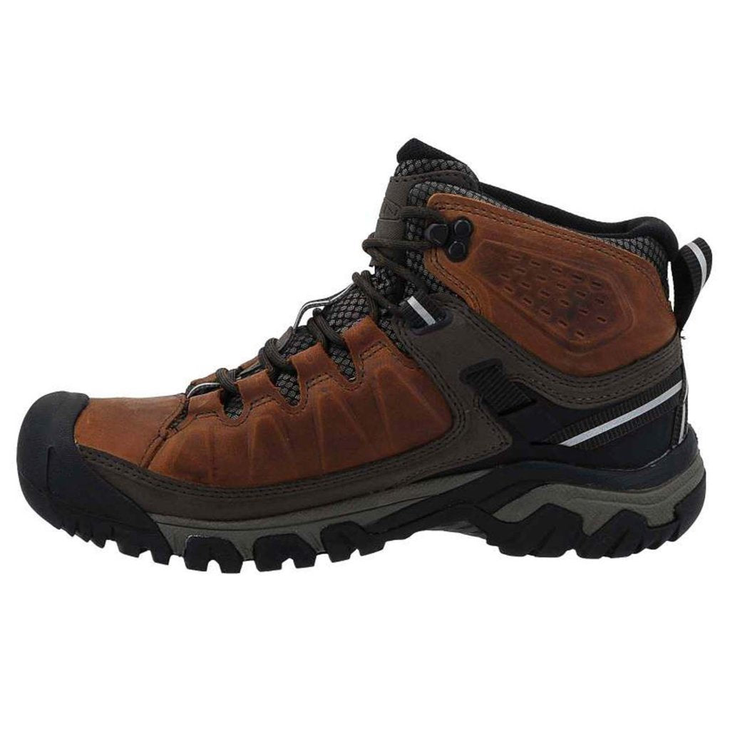 Keen Targhee III Mid Waterproof Leather Men's Hiking Boots#color_chesnut mulch