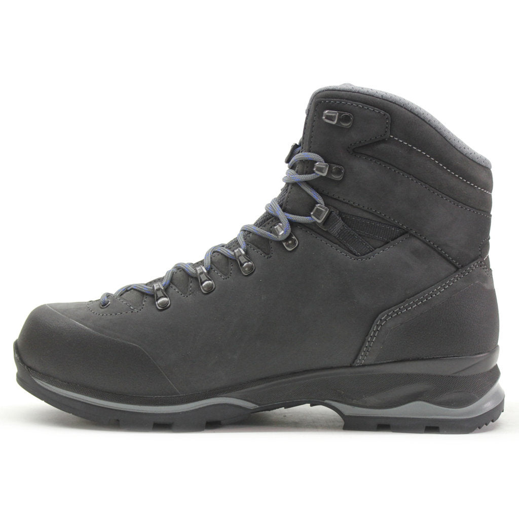 Lowa Santiago GTX Nubuck Leather Men's Hiking Boots#color_anthracite blue