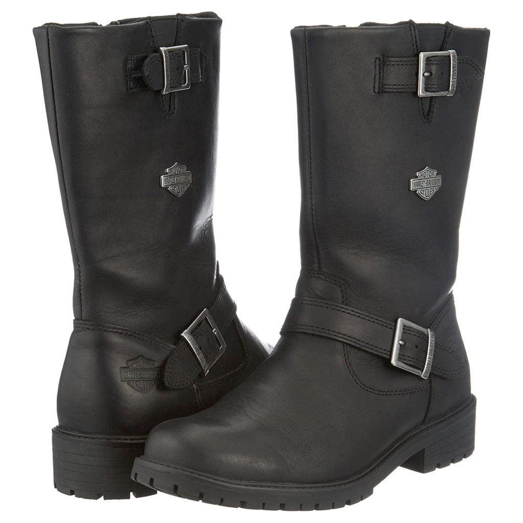 Harley Davidson Randy Leather Mens Boots#color_black