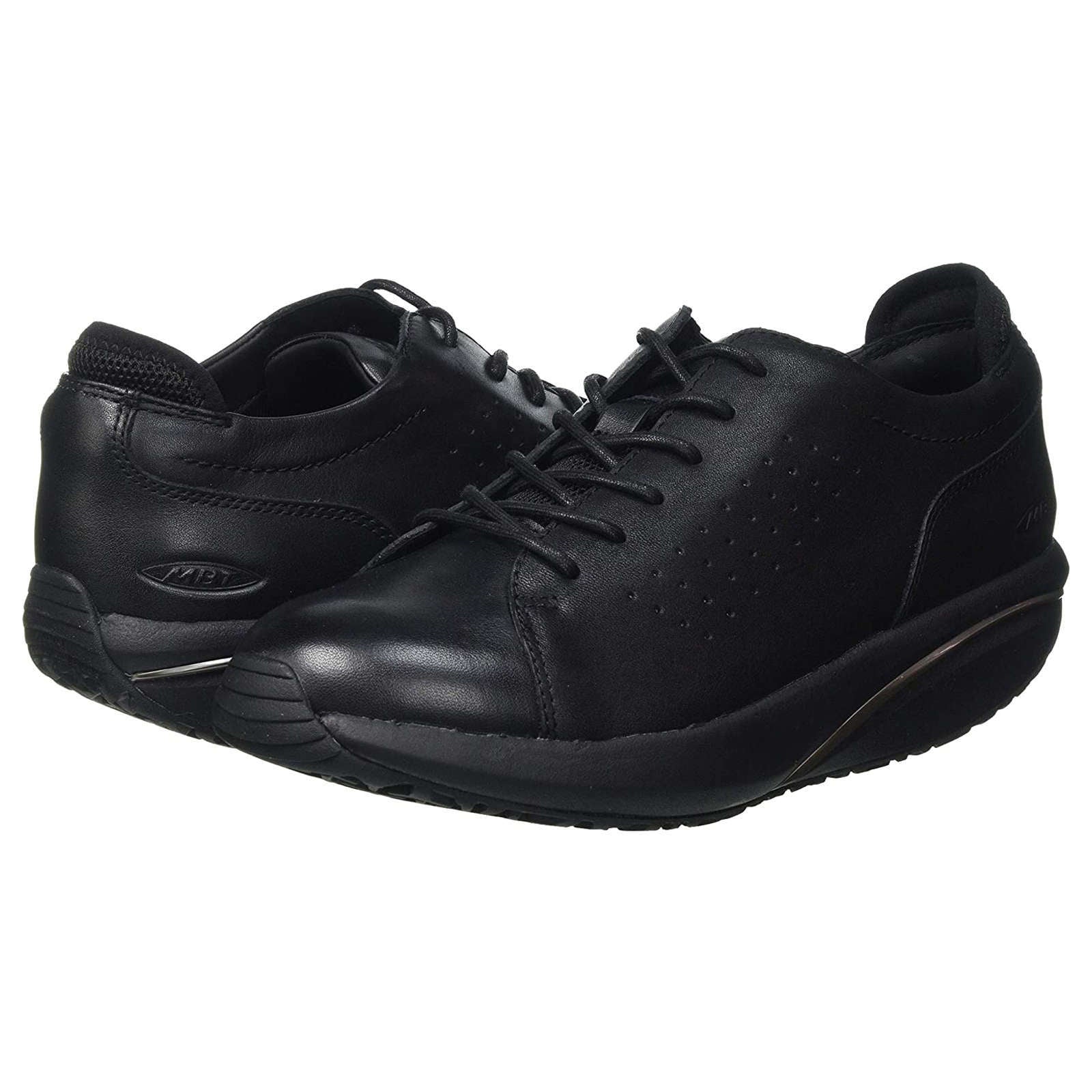 MBT Jion Nappa Leather & Mesh Women's Low-Top Sneakers#color_black