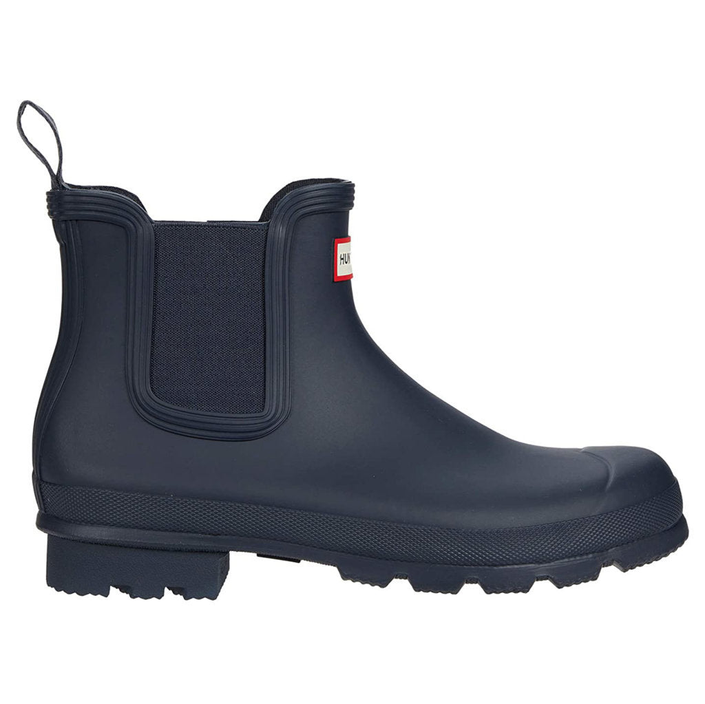 Hunter Original Chelsea MFS9116RMA Rubber Mens Boots#color_navy