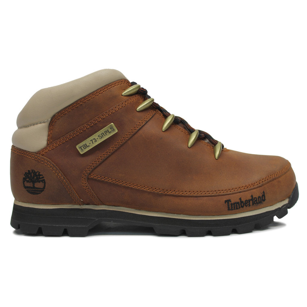 Timberland Euro Sprint Mid Hiker Leather Textile Men's Boots#color_medium brown