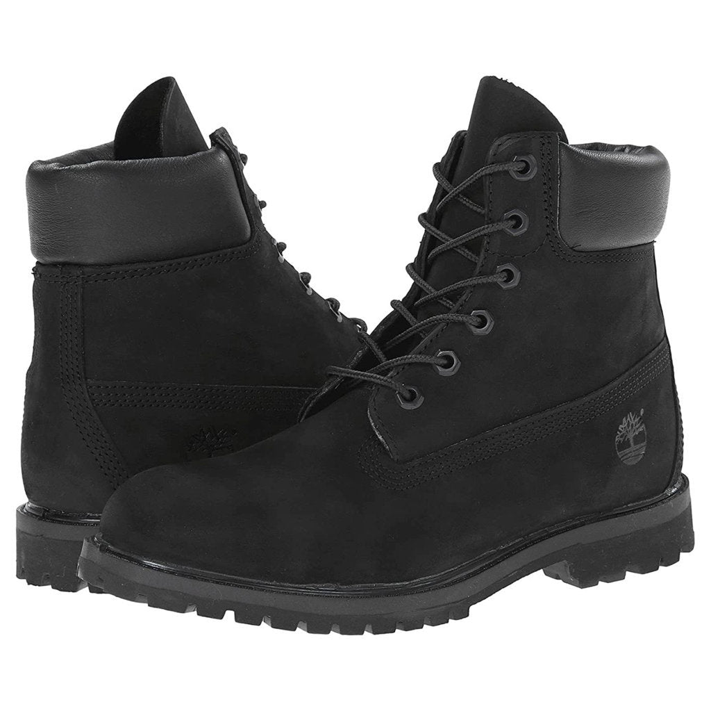 Timberland Premium 6 In Waterproof Nubuck Womens Boots#color_black