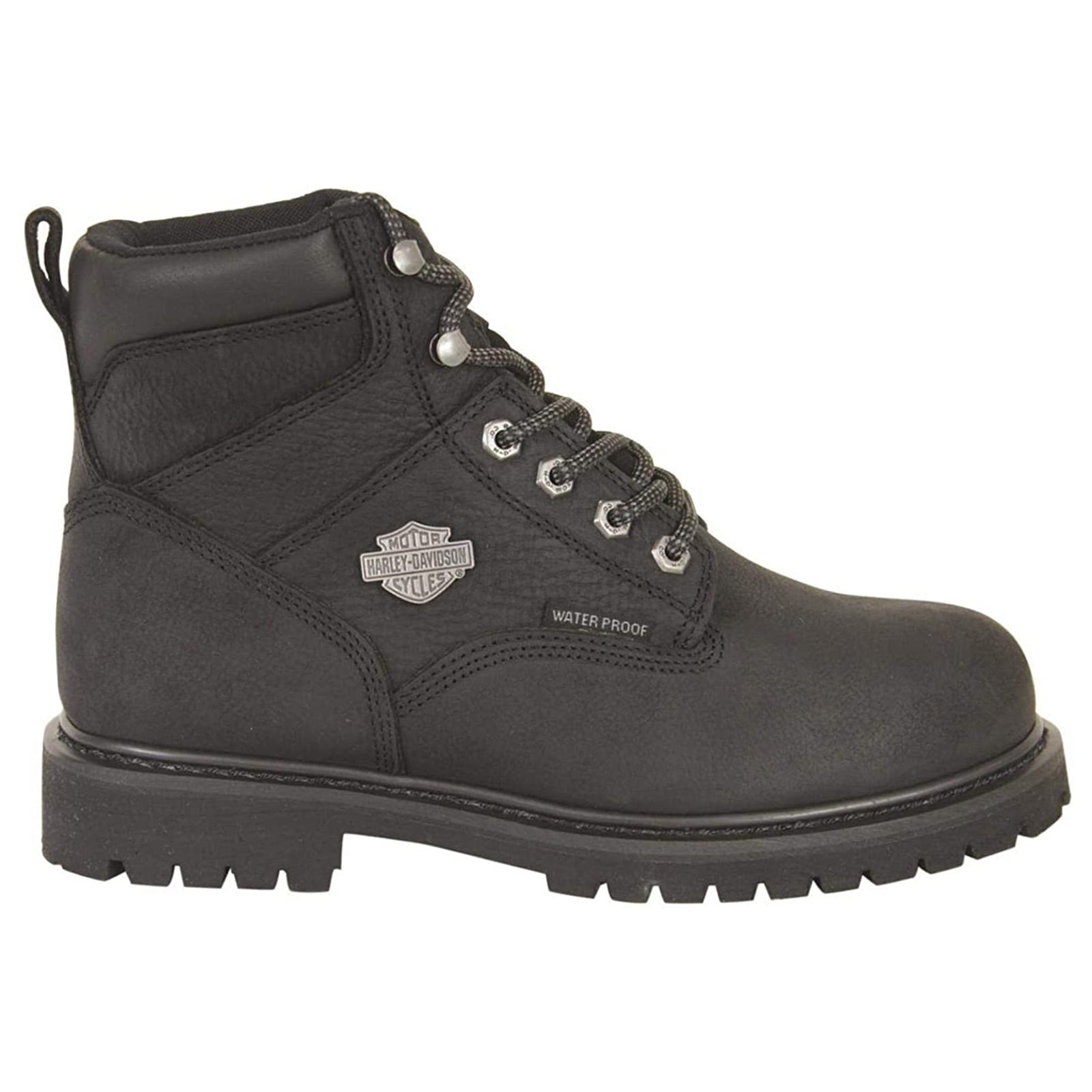 Harley Davidson Gavern Leather Mens Boots#color_black