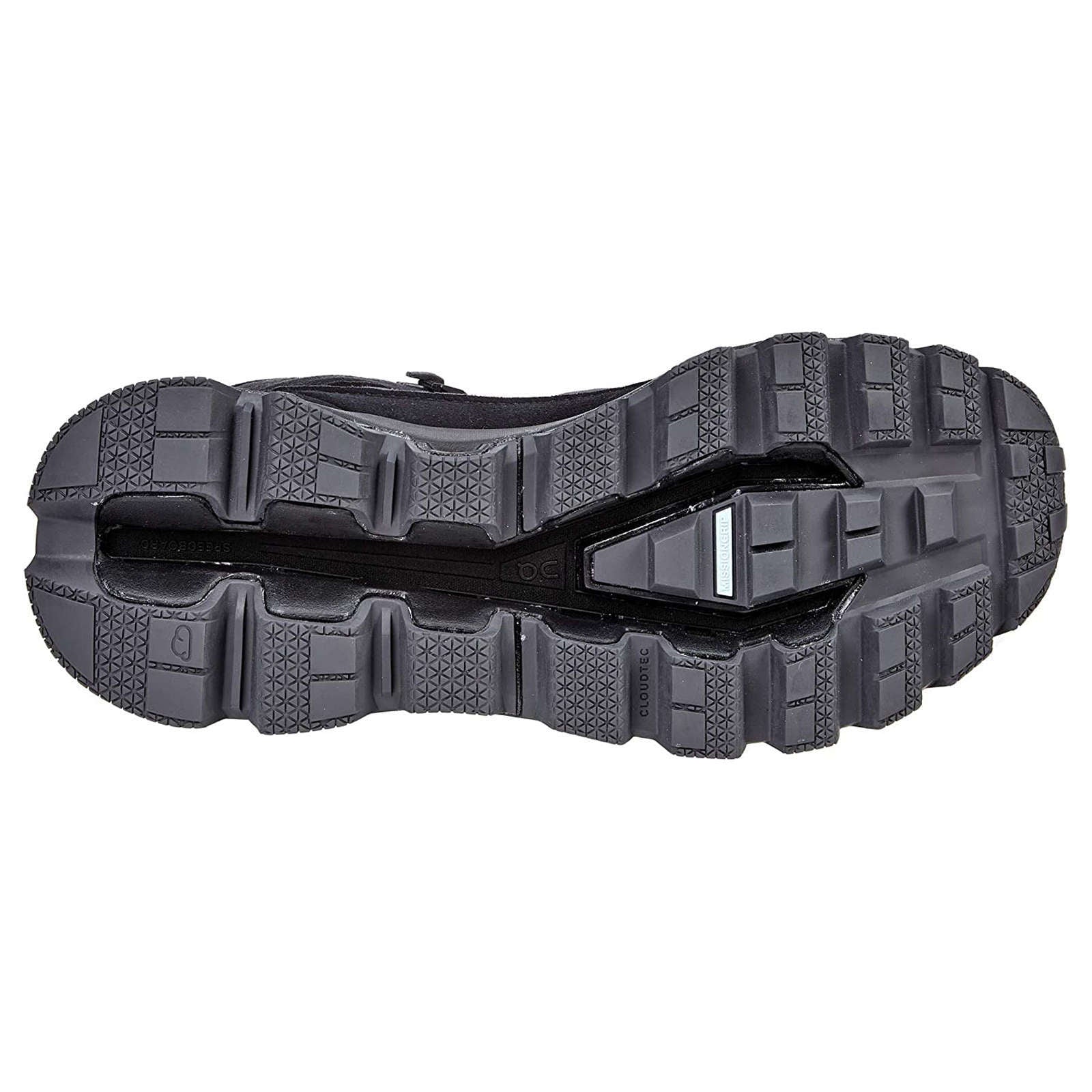 On Cloudridge Textile Men's Running Shoes#color_eclipse black