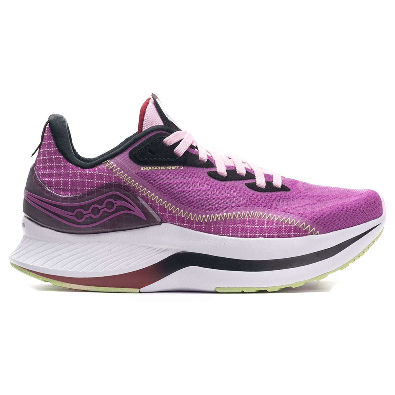 Saucony Endorphin Shift 2 Synthetic Textile Women's Running Shoes#color_razzle lime