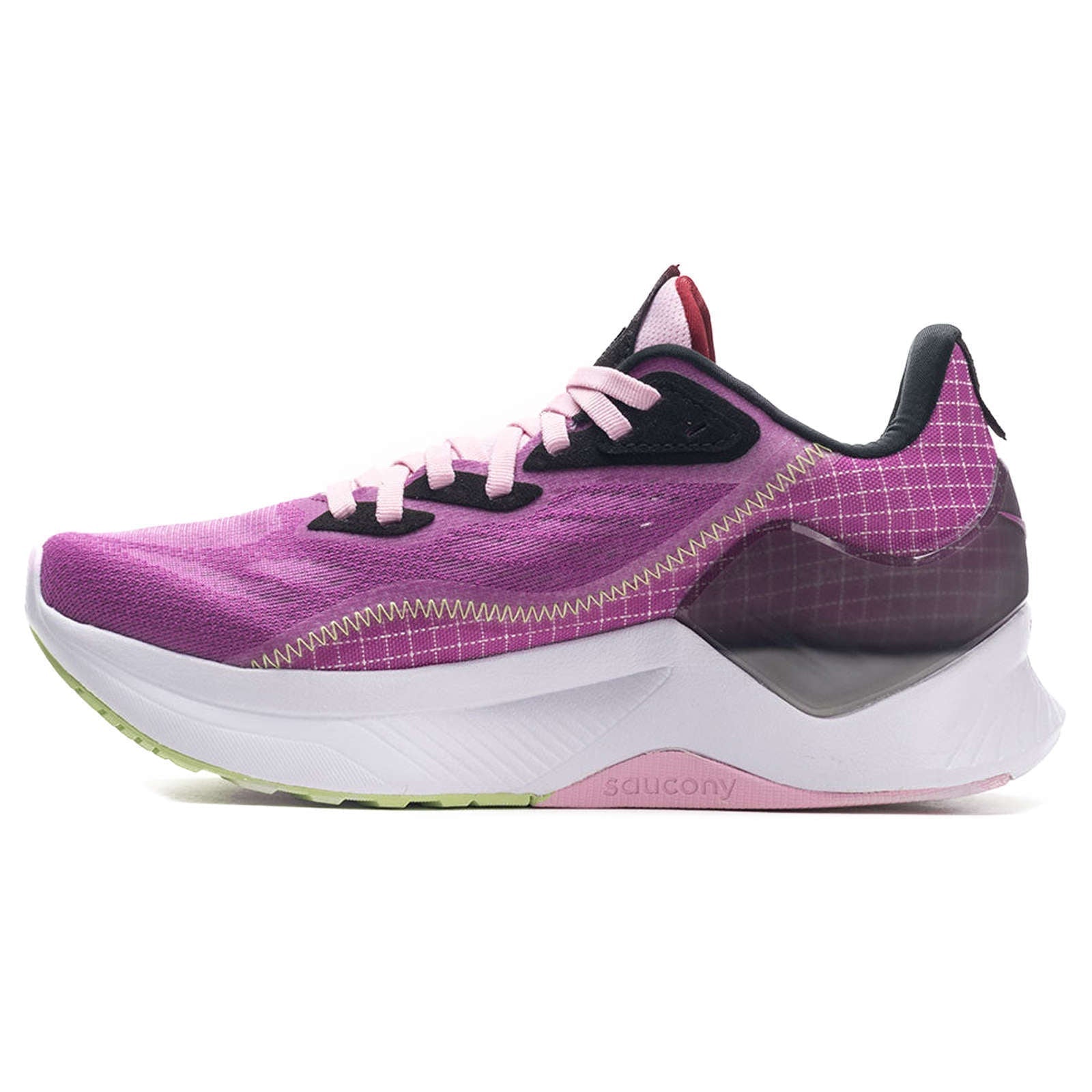 Saucony Endorphin Shift 2 Synthetic Textile Women's Low-Top Sneakers#color_razzle lime