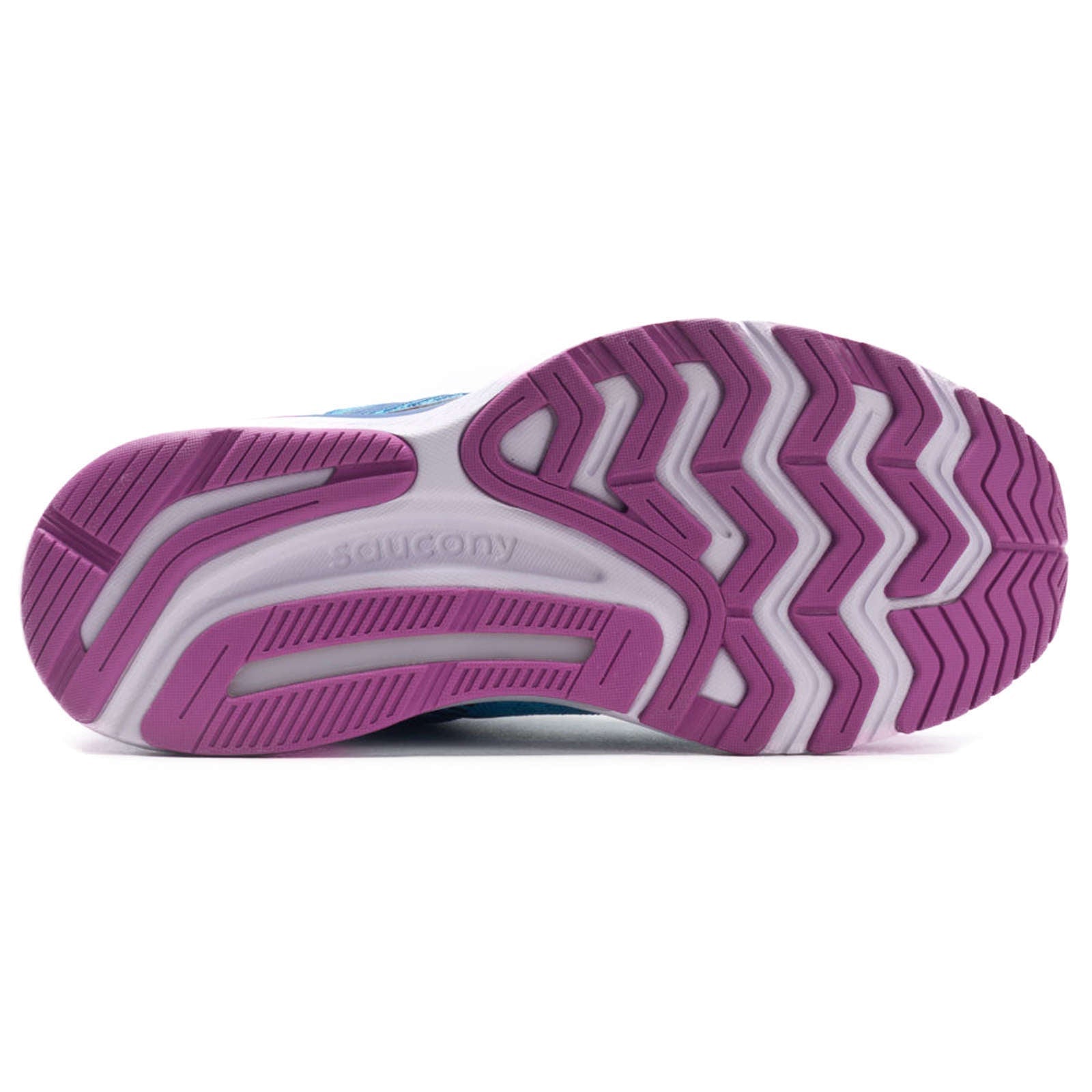 Saucony Guide 14 Synthetic Textile Women's Running Shoes#color_blue blaze berry