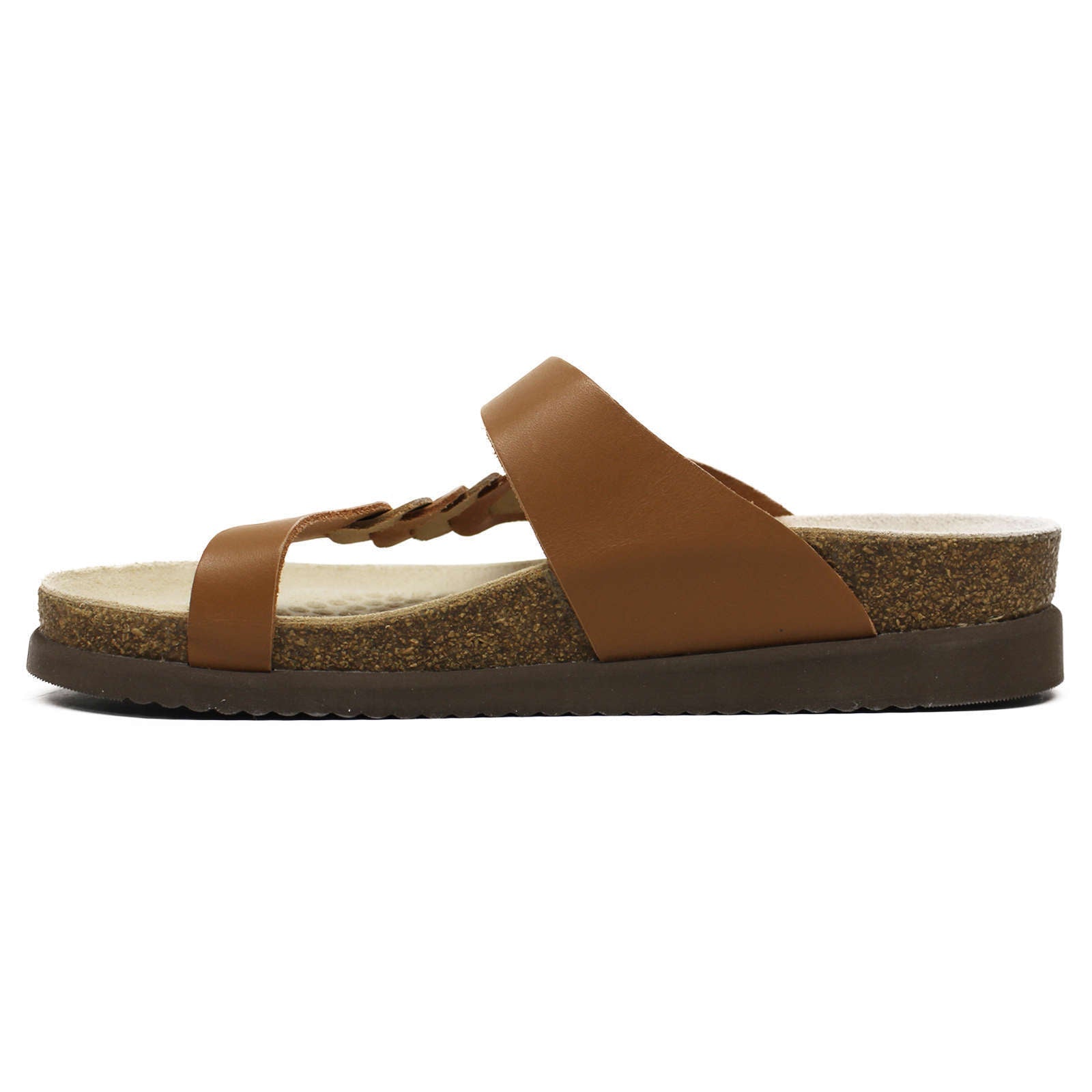 Mephisto Heleonore Leather Womens Sandals#color_camel