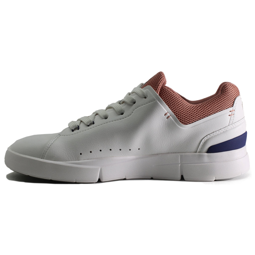 On The Roger Advantage Textile Synthetic Womens Sneakers#color_white dustrose