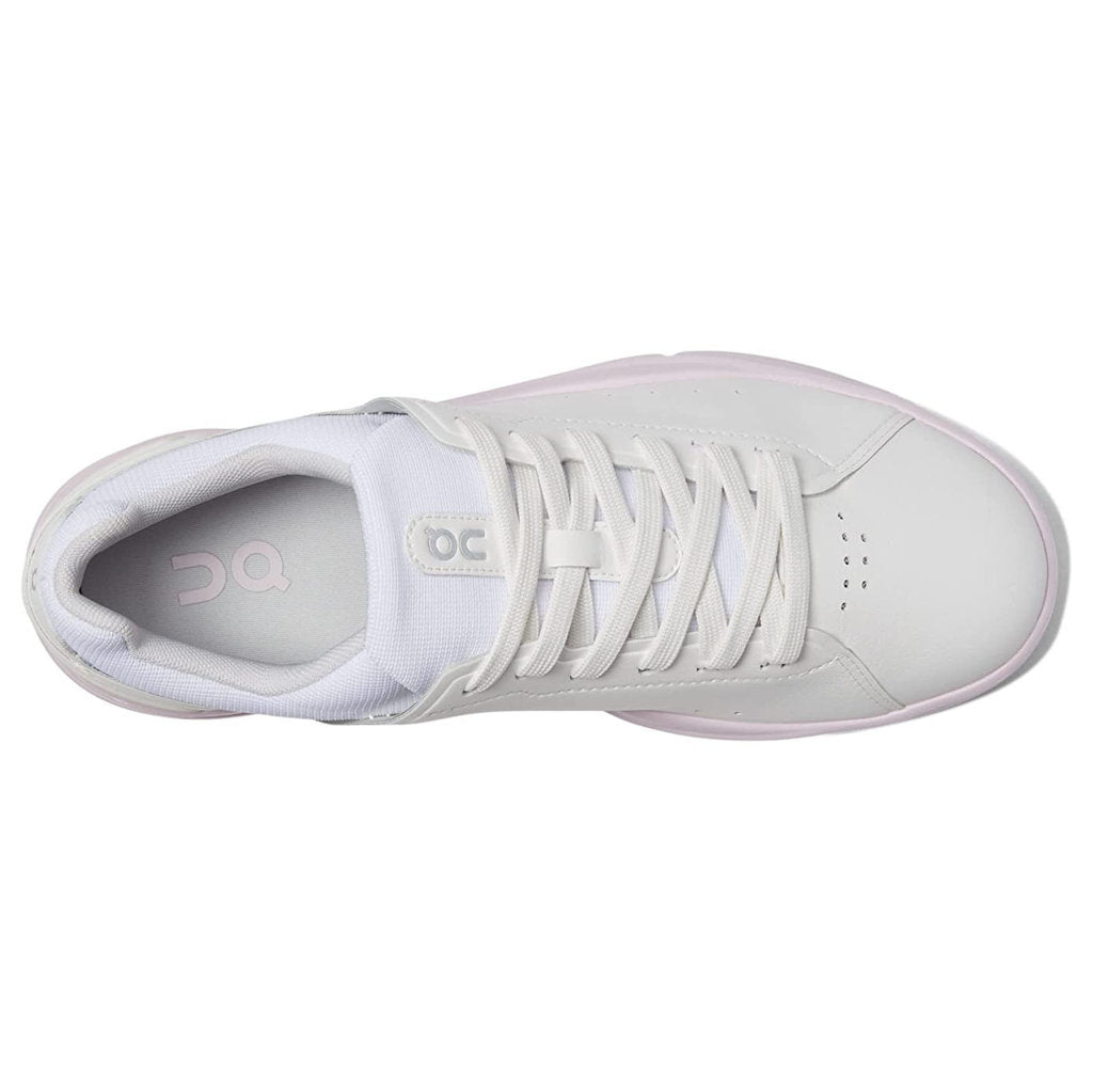 On The Roger Advantage Textile Synthetic Womens Sneakers#color_white lily