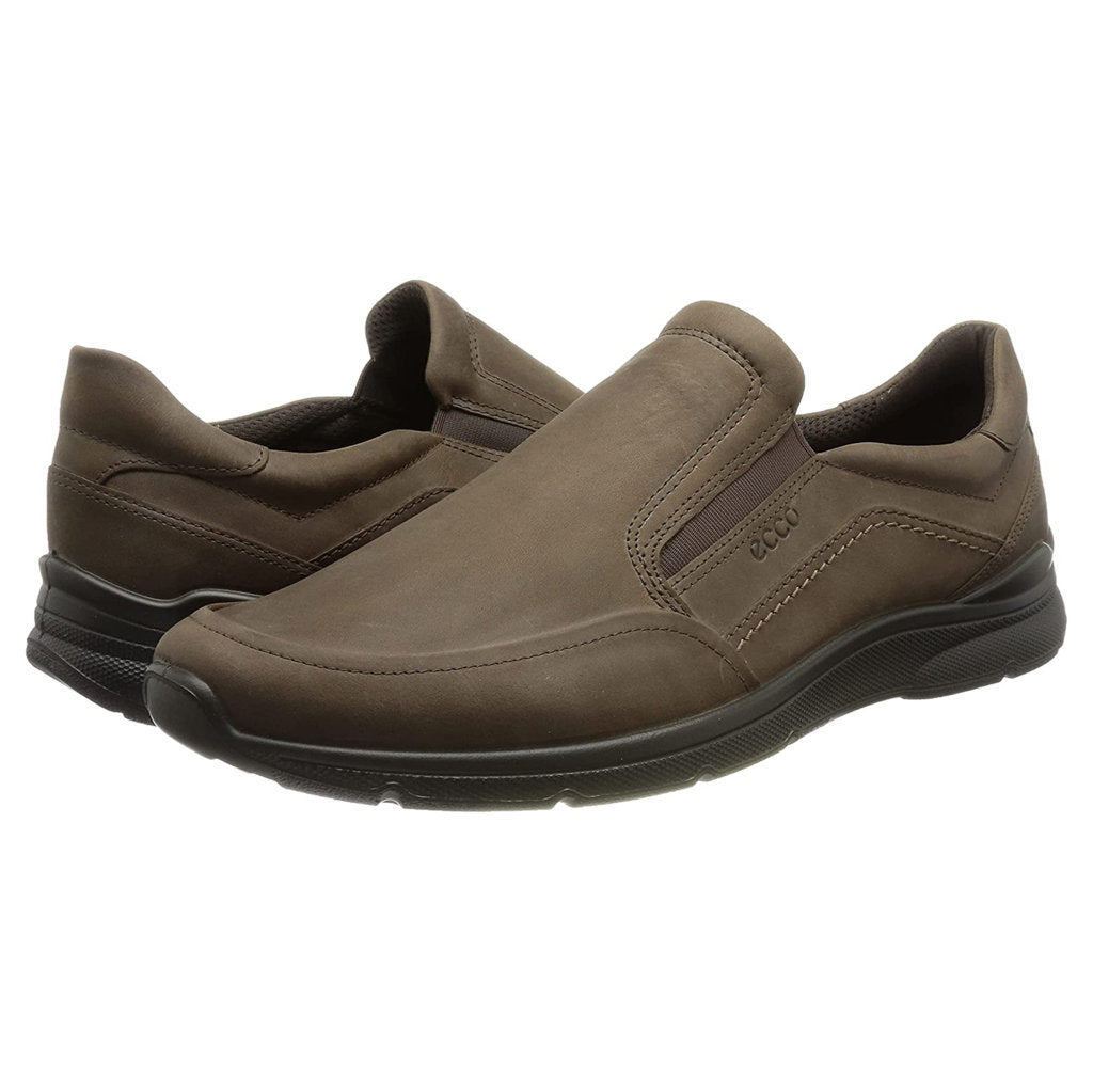 Ecco Irving 511744 Nubuck Mens Shoes#color_coffee