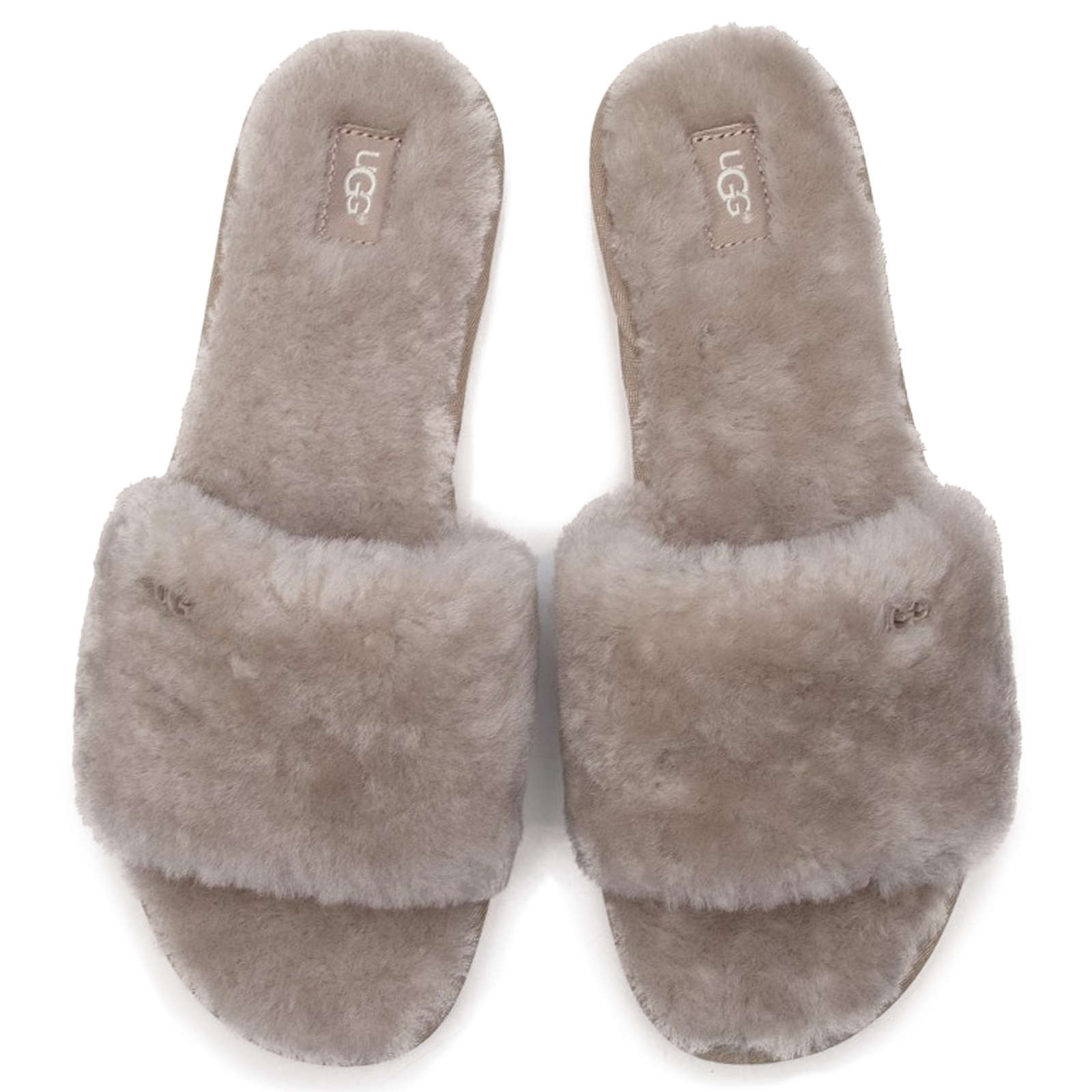 UGG Cozette Sheepskin Leather Women's Slippers#color_oyster