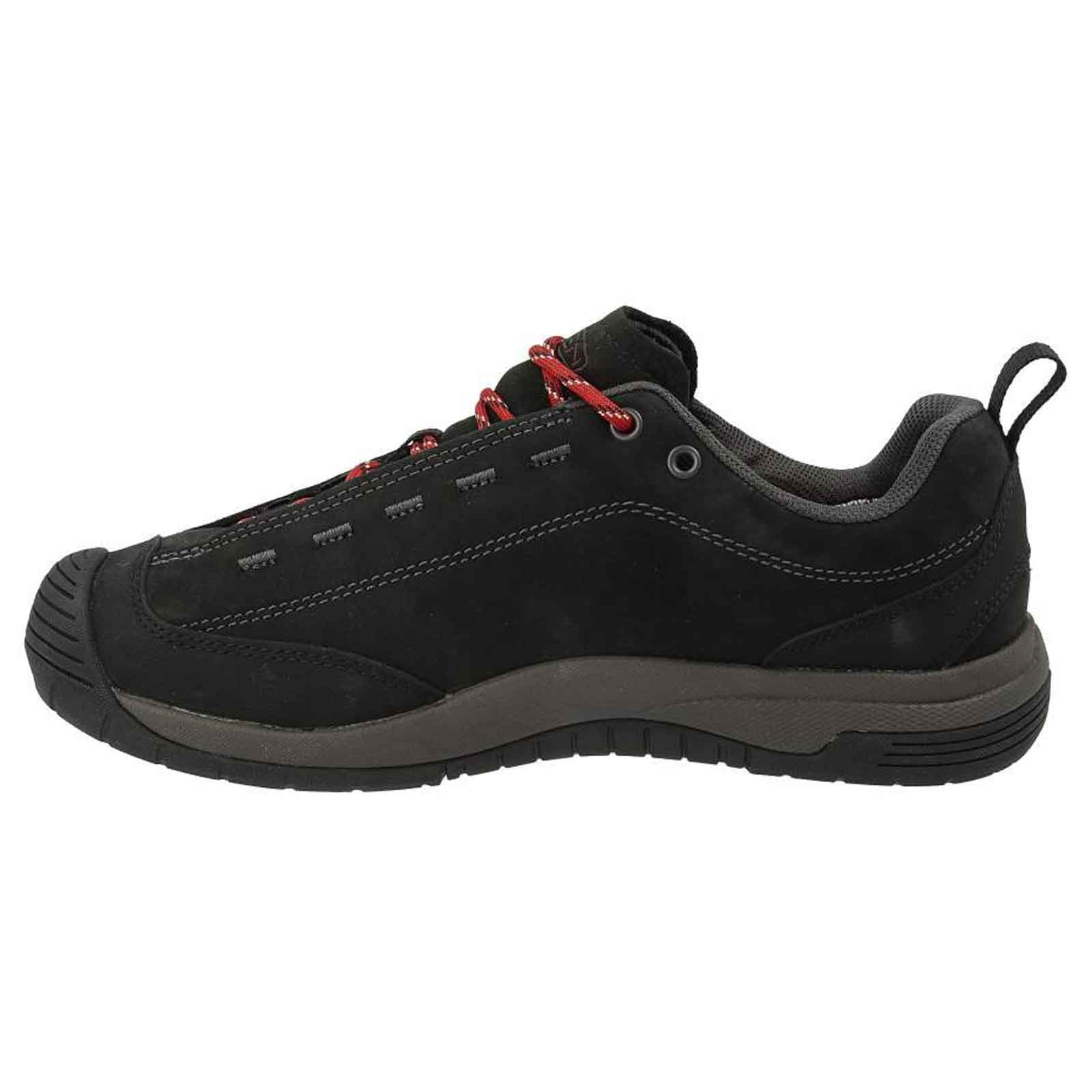 Keen Jasper II Waterproof Leather Men's Hiking Sneakers#color_black raven