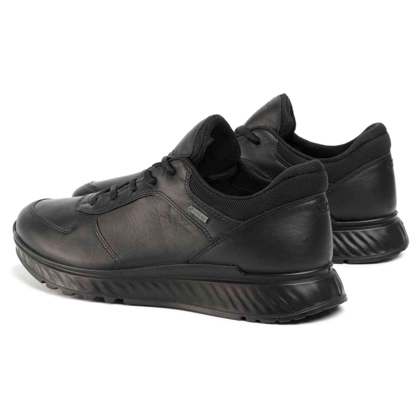 Ecco Exostride Low GTX Leather Mens Shoes#color_black