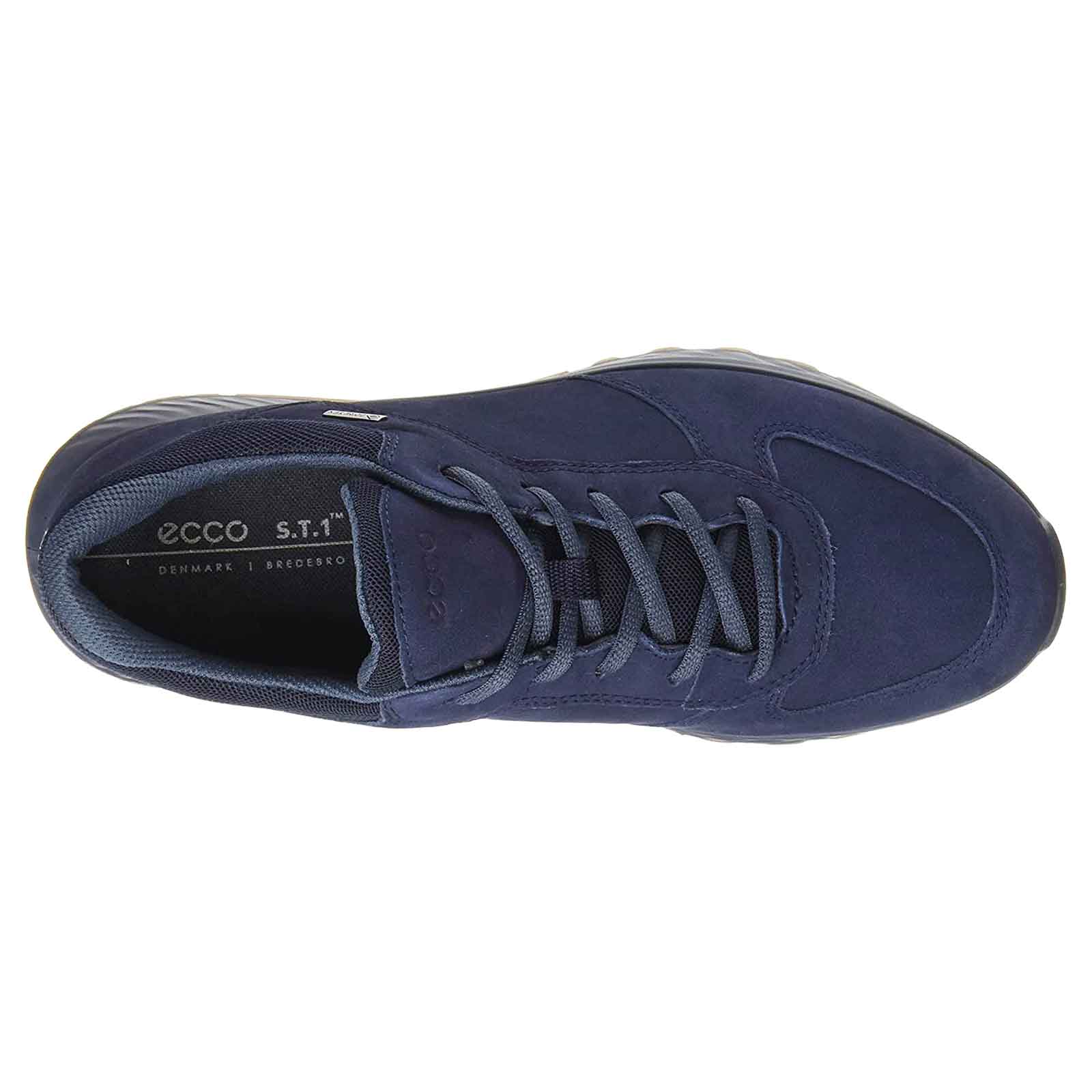 Ecco Exostride Low GTX Leather Mens Shoes#color_night sky